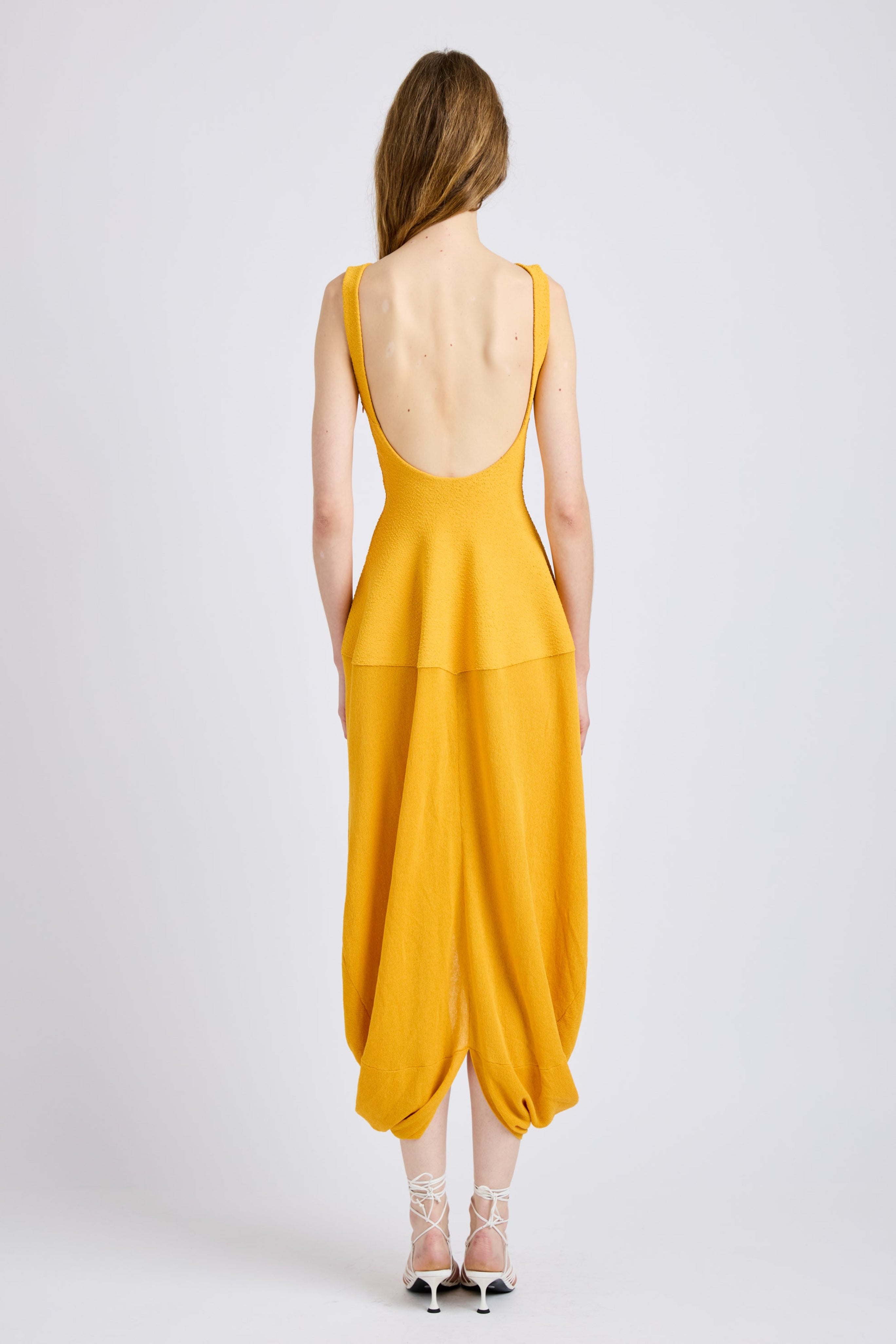 Sukki Dress in Draped Viscose