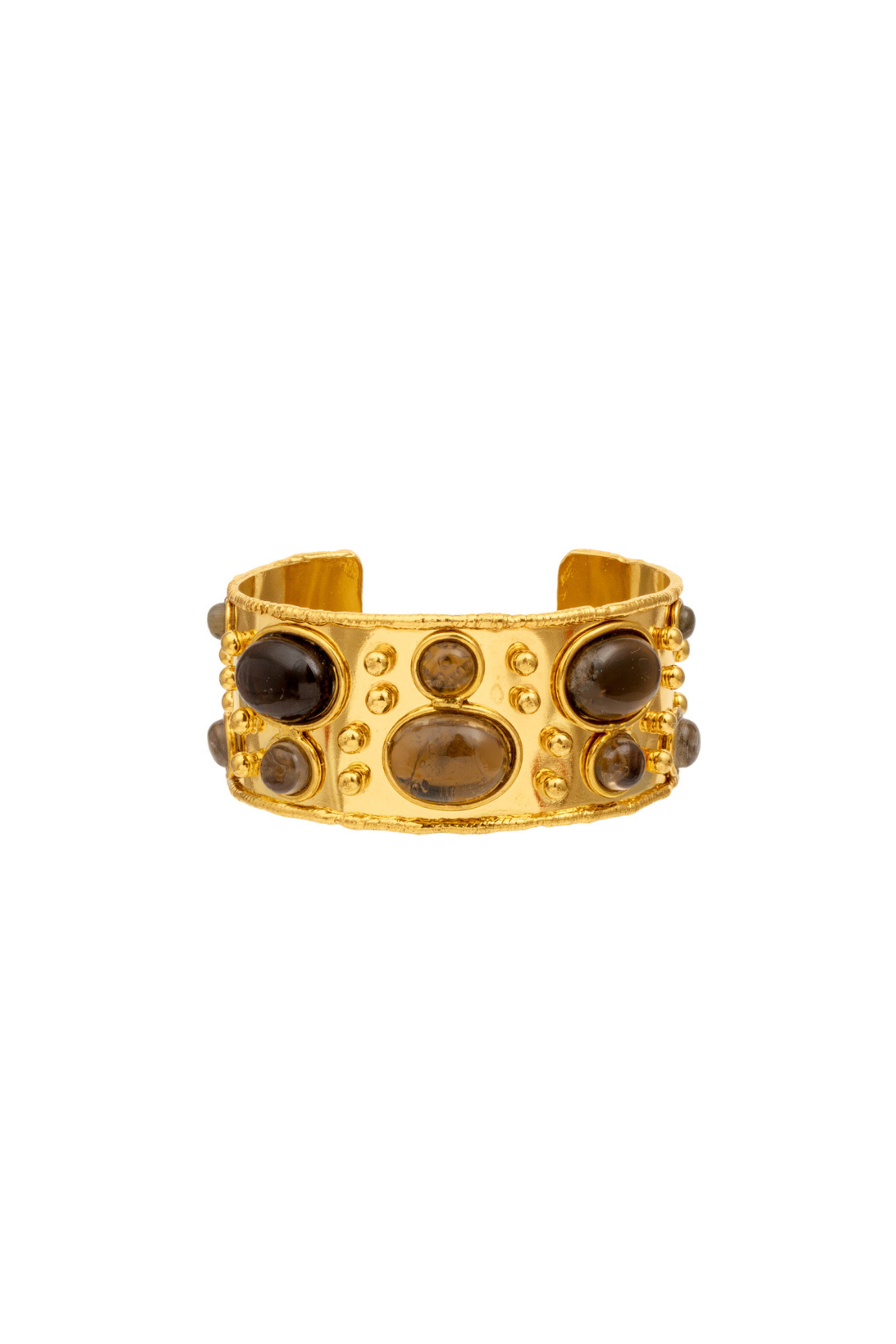 Byzantine Smoked Quartz Cuff