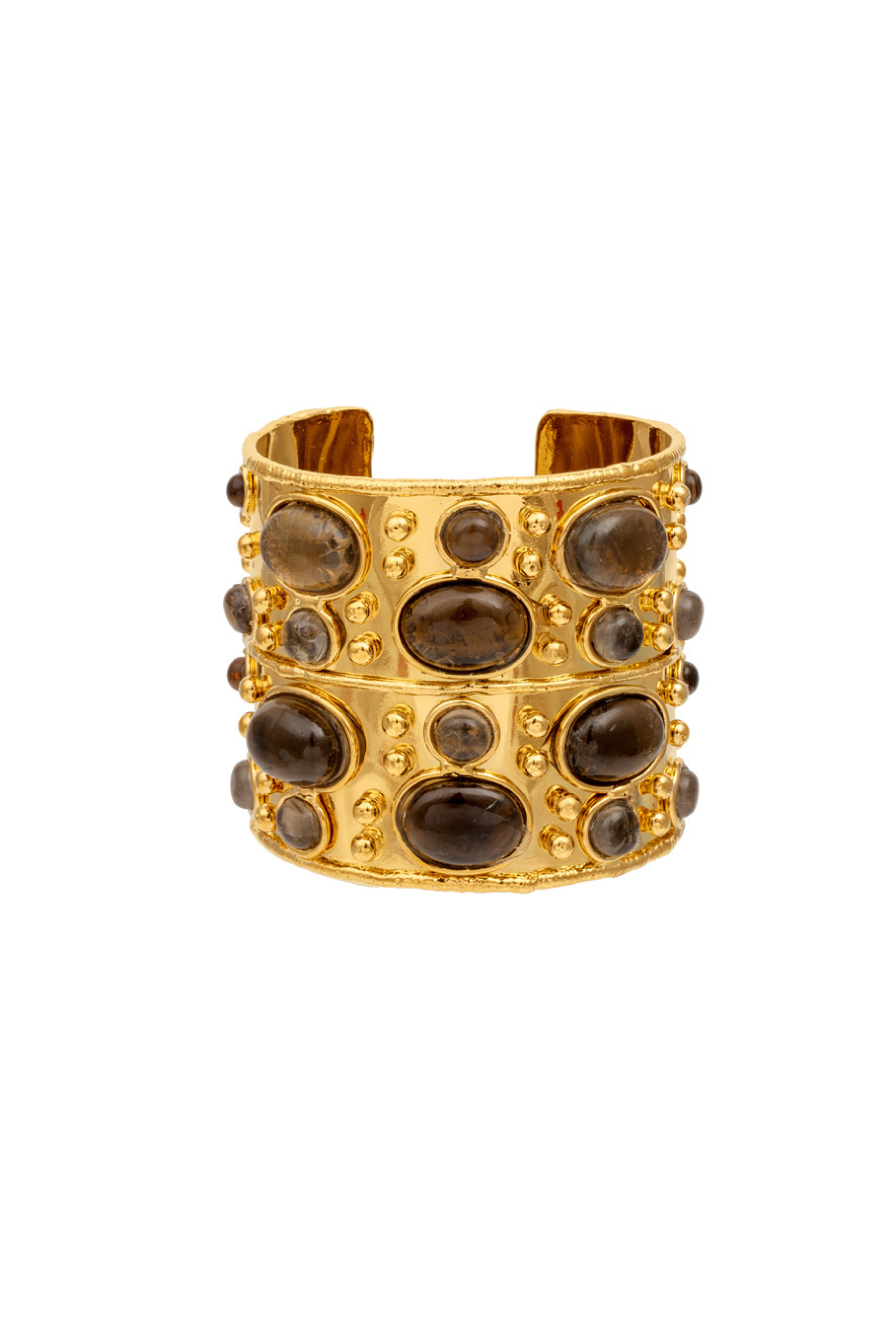 Byzance Smoked Quartz Cuff