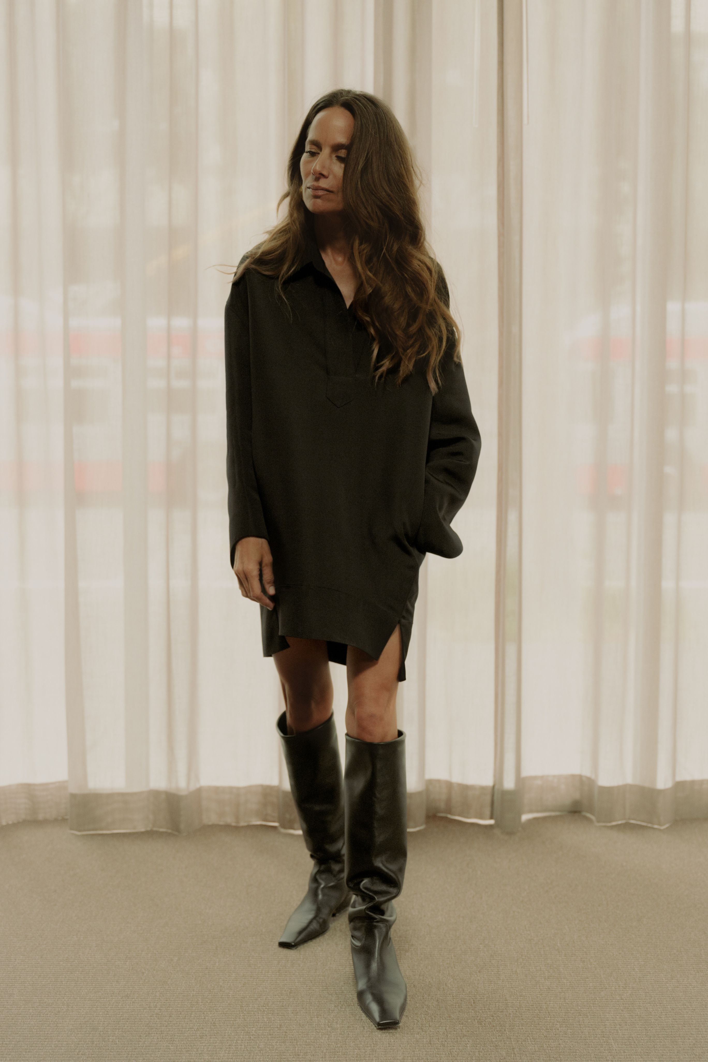 Khaite over discount the knee boots