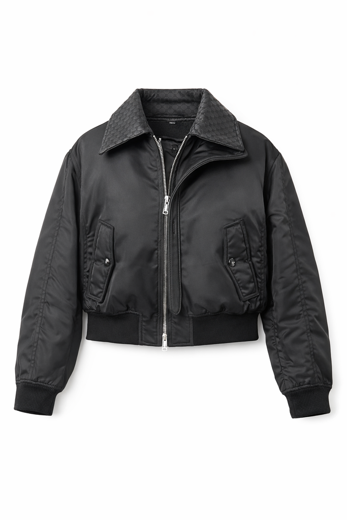 Padded Nylon Bomber