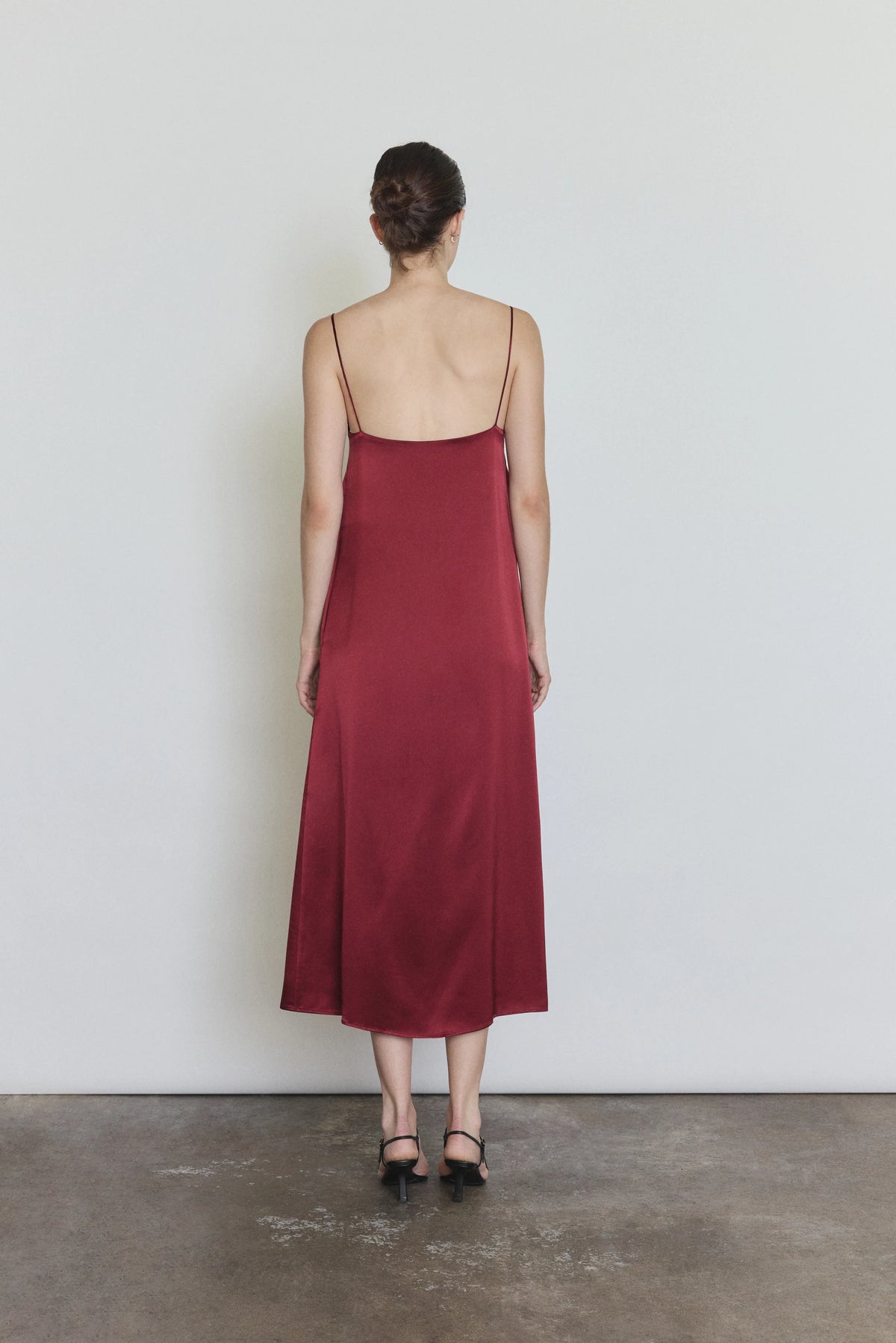 Agnes Slip Dress - Bordeaux