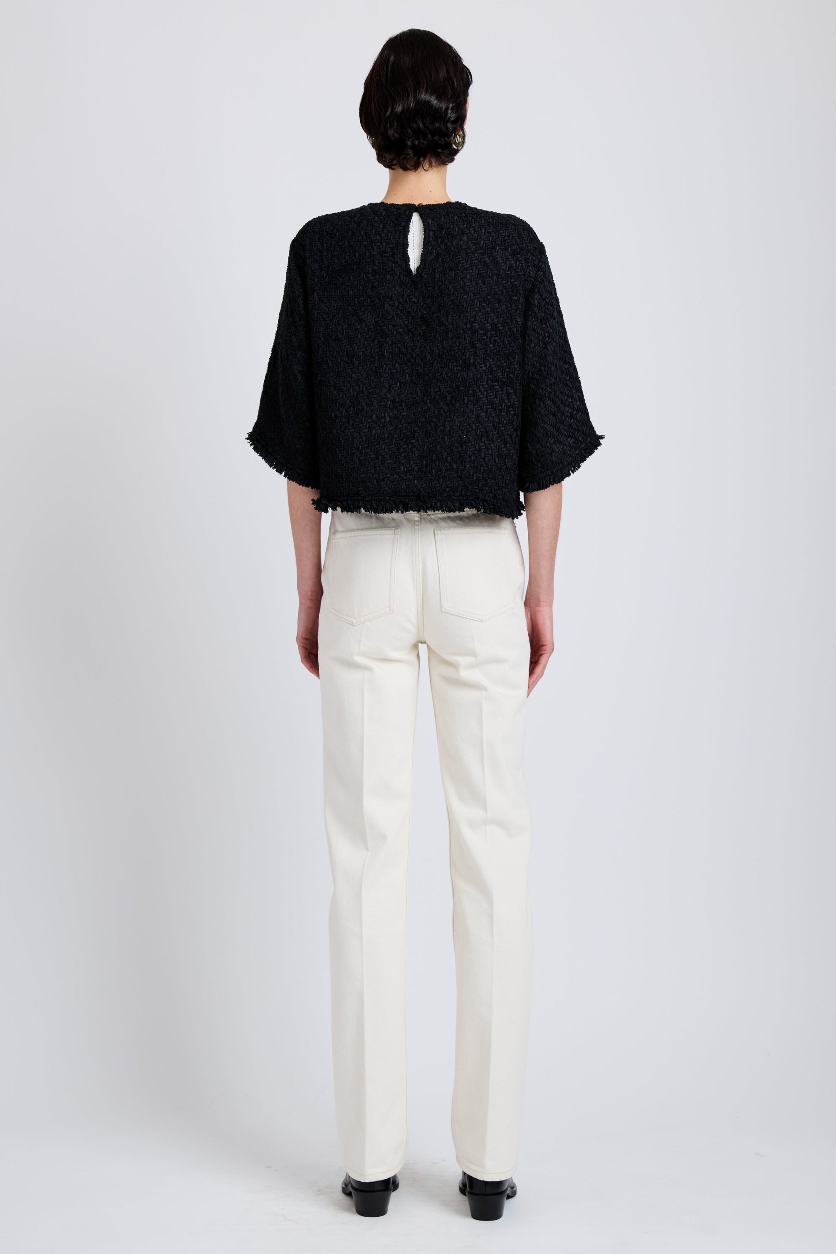 Maura Top in Basket Weave