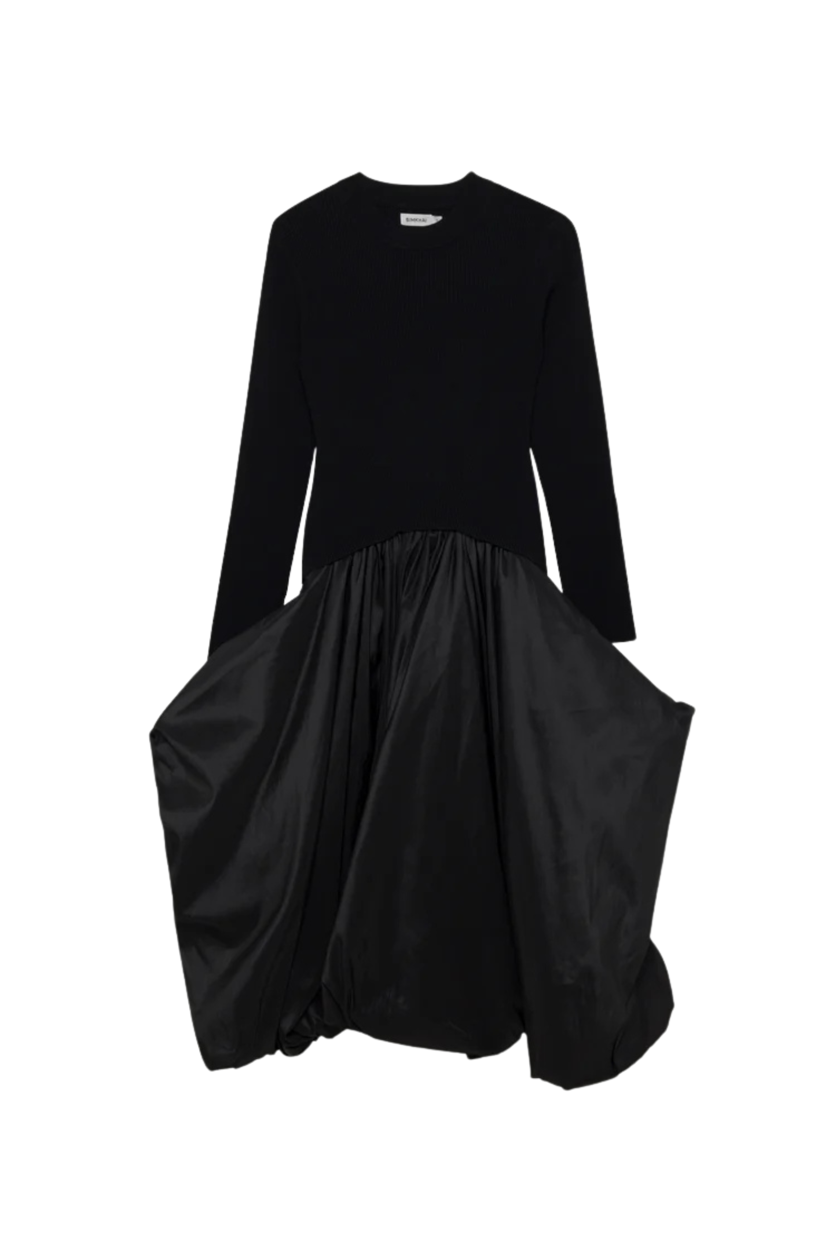 Kenlie Mock Neck Midi Dress