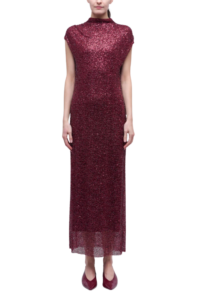 Zaria Cowl Neck Midi Dress