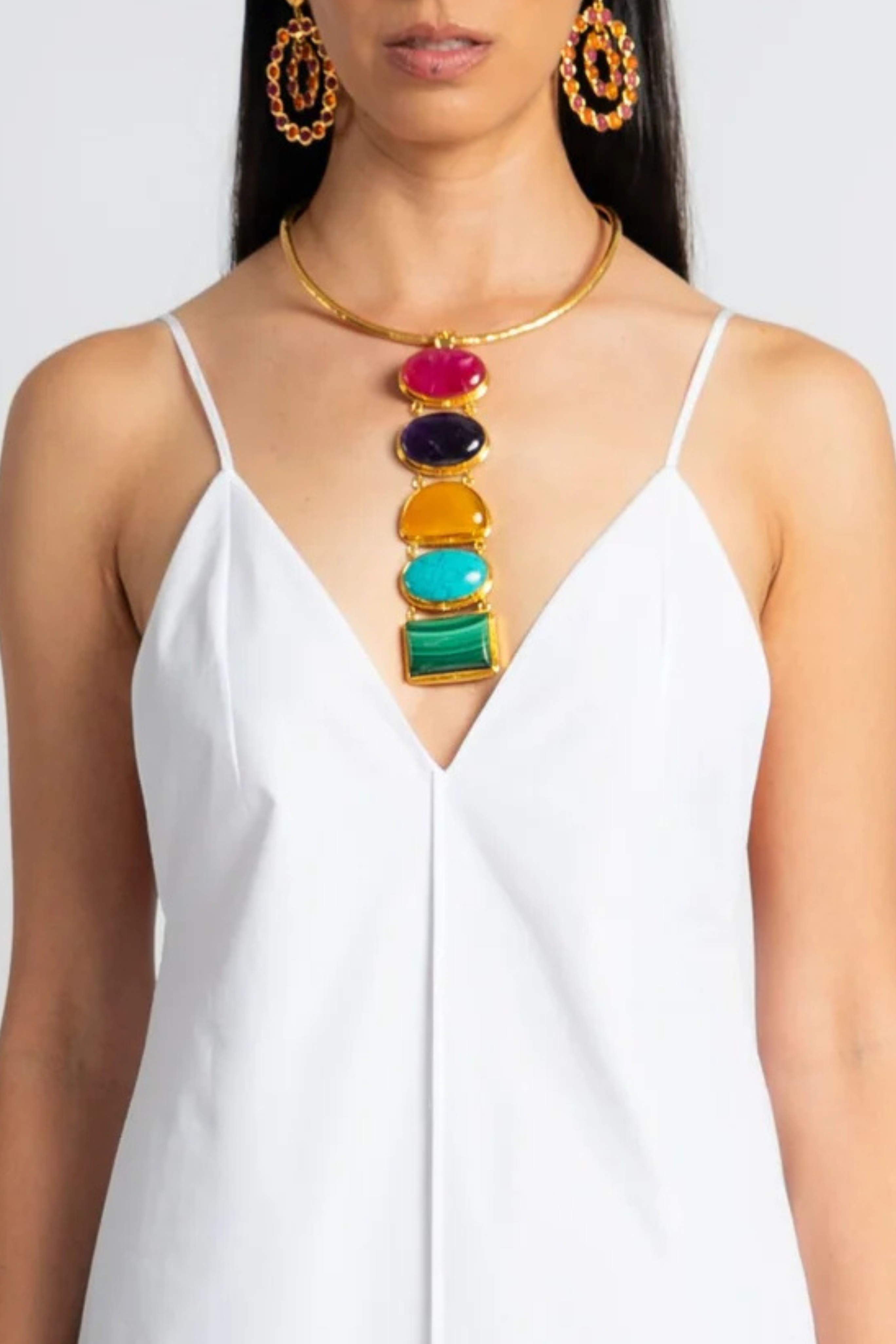 Torque Pendant Necklace