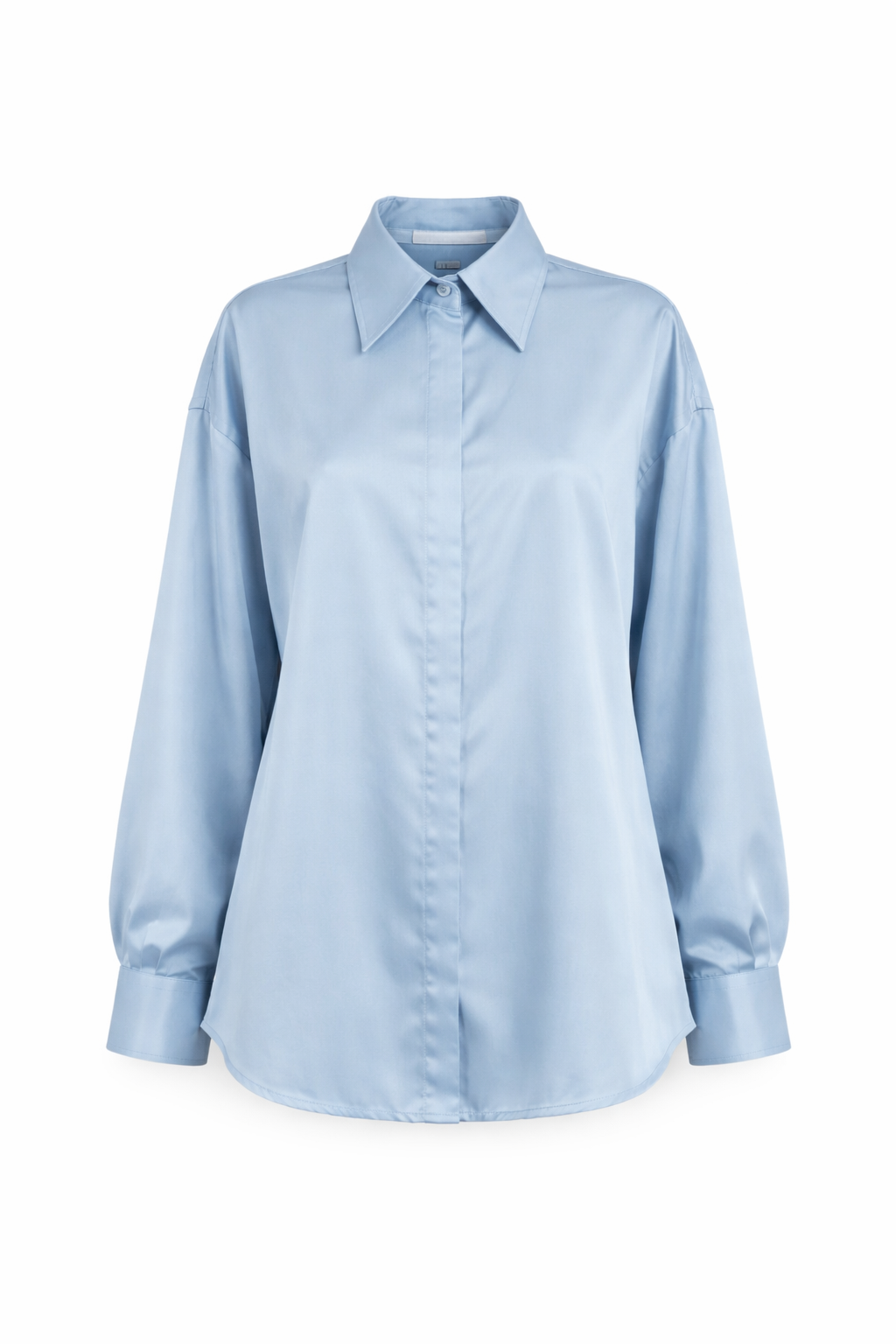 Washed Parachute Shirt in Blue Graval