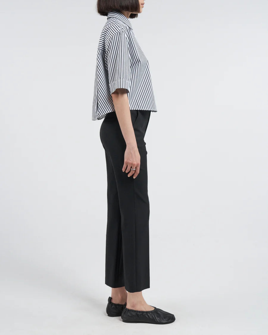 High Waisted Crop Trouser