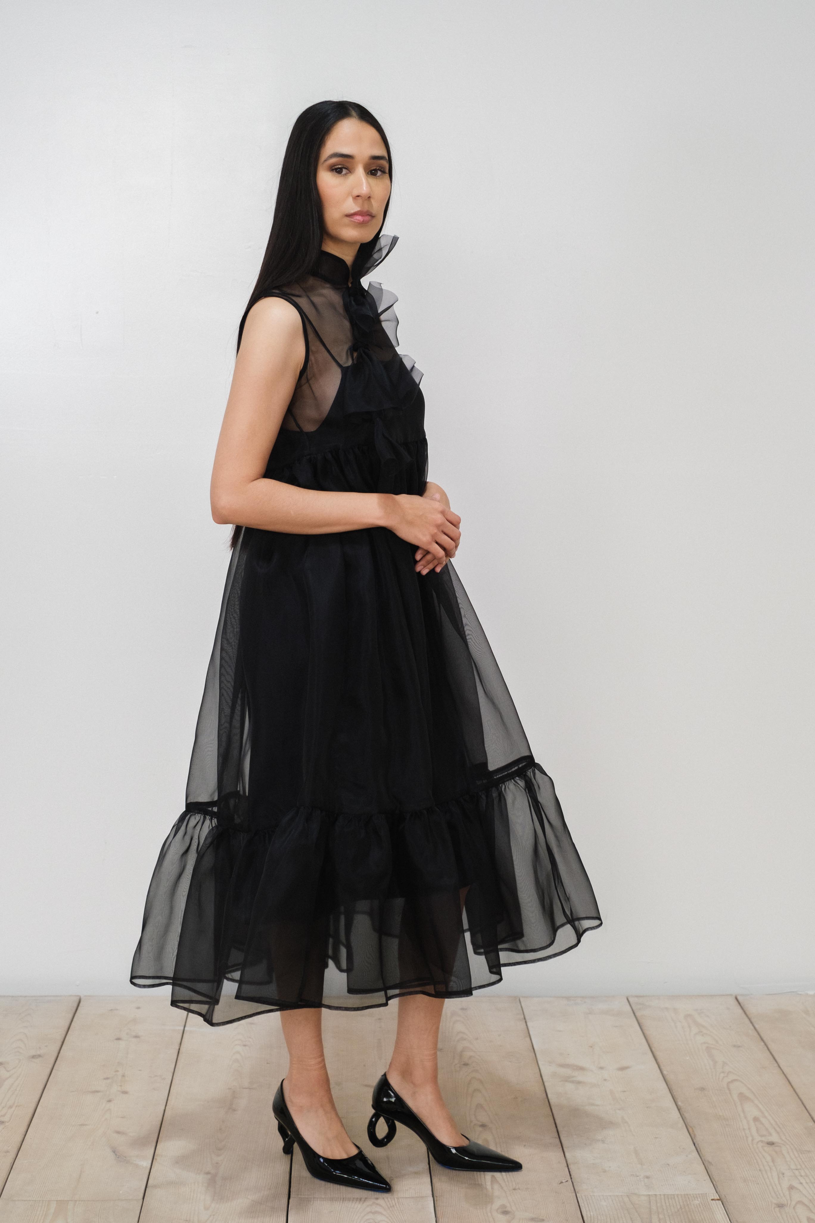 Organza Ruffle Dress | ShopStyle