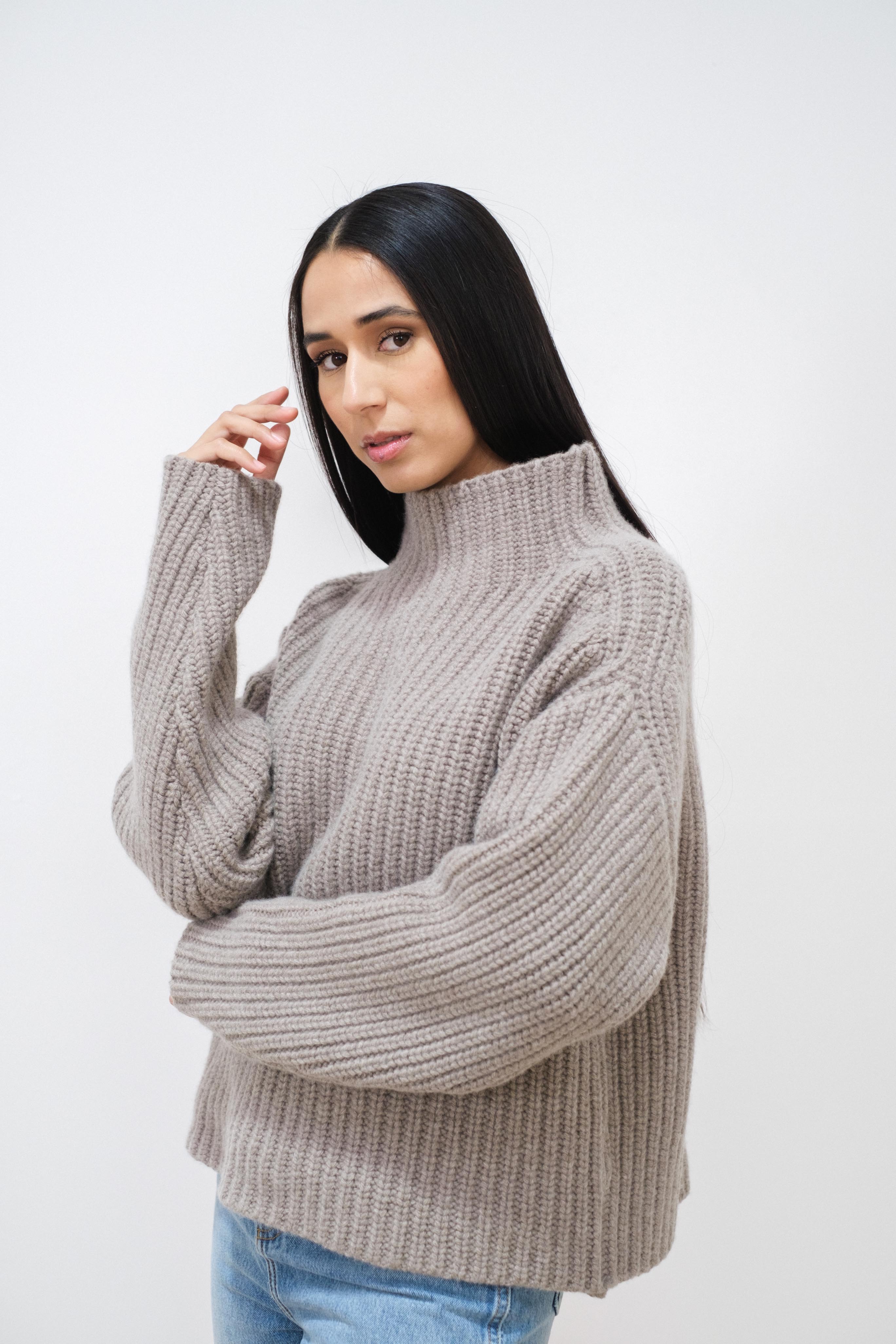 Isabella Turtleneck Cashmere Sweater