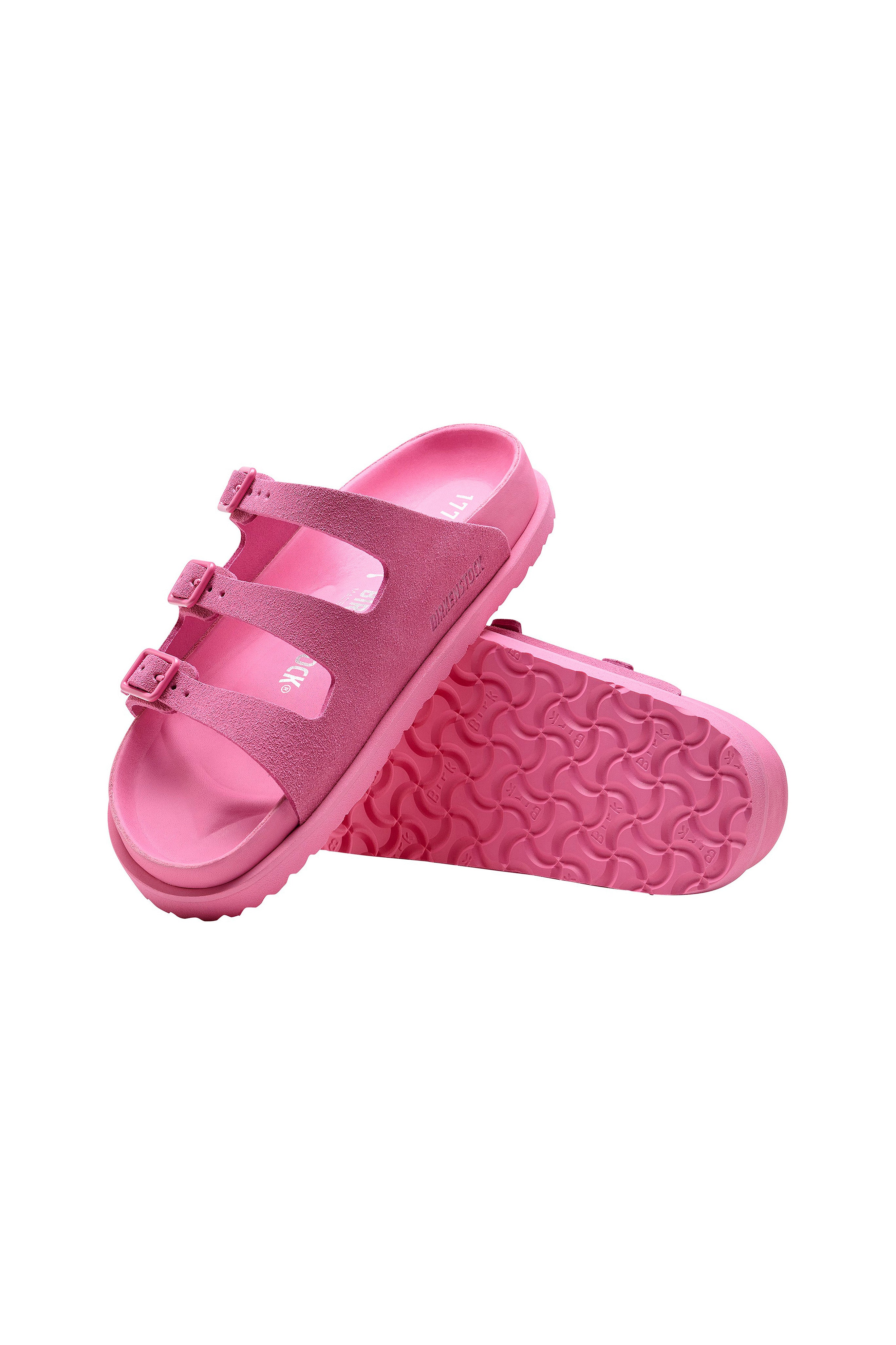 Florida Pink Suede Sandals