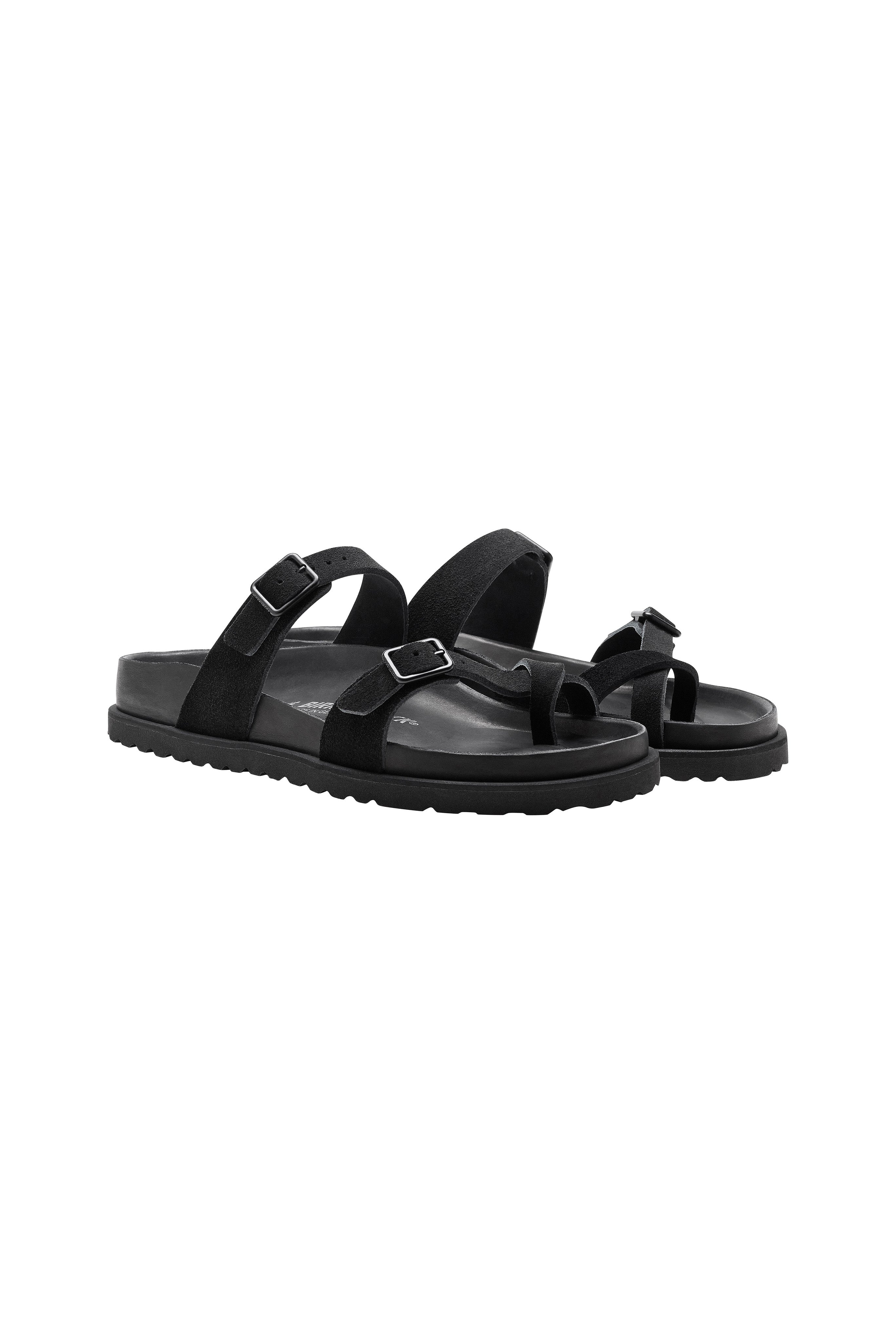 Mayari Black Suede Sandals