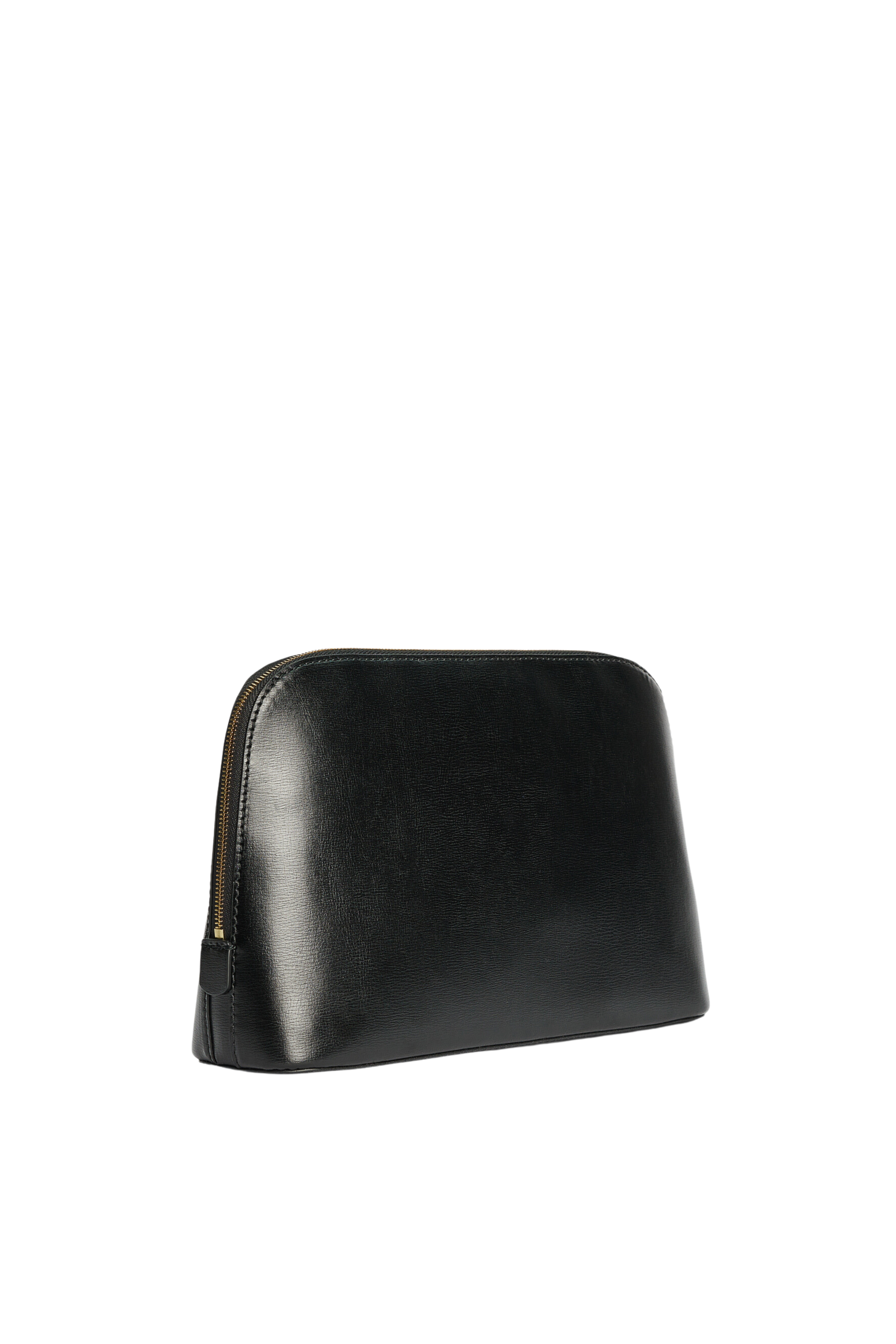 BY MALENE BIRGER Aya Black Travel Leather Makeup Pouch