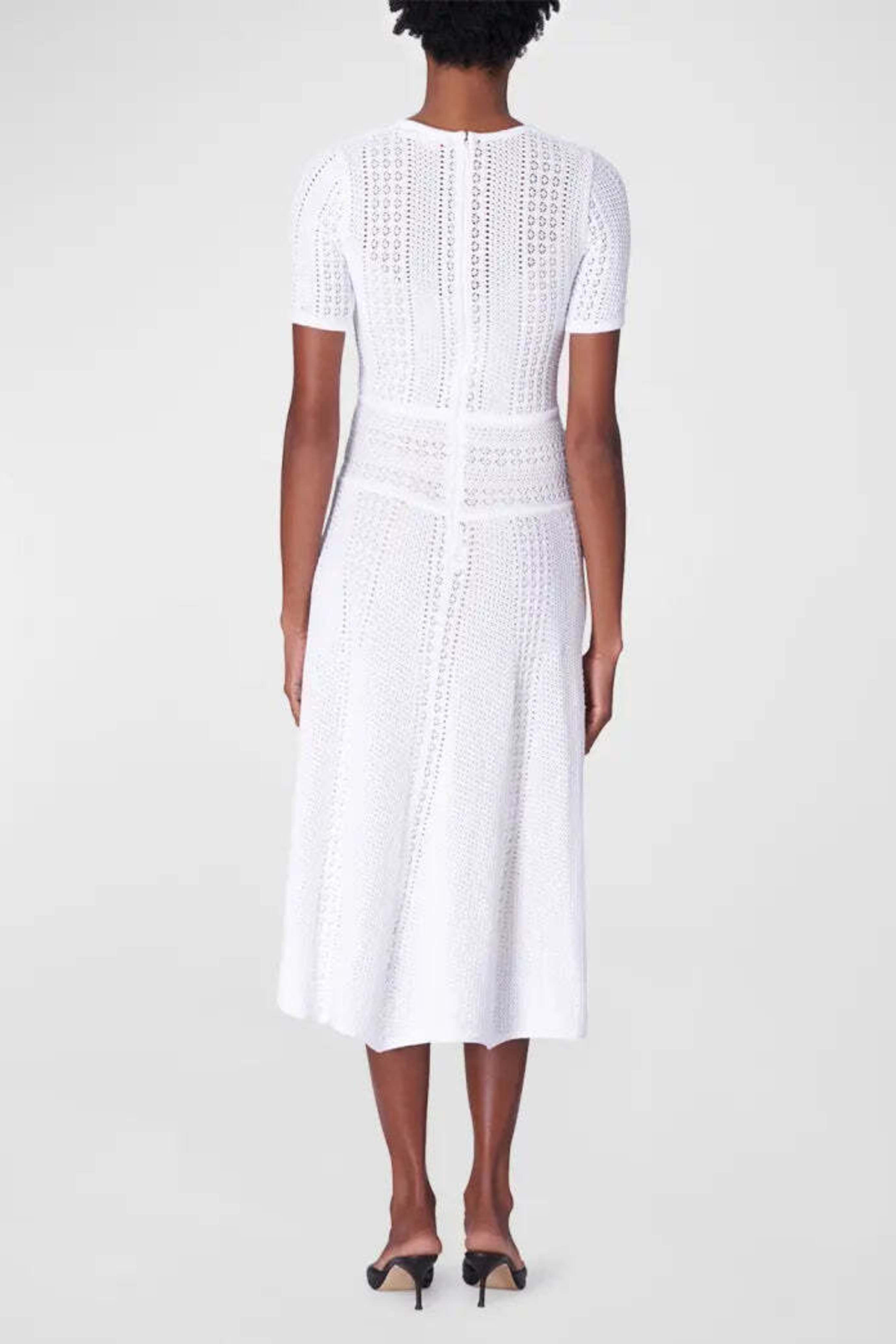 Crochet Knit Midi Dress