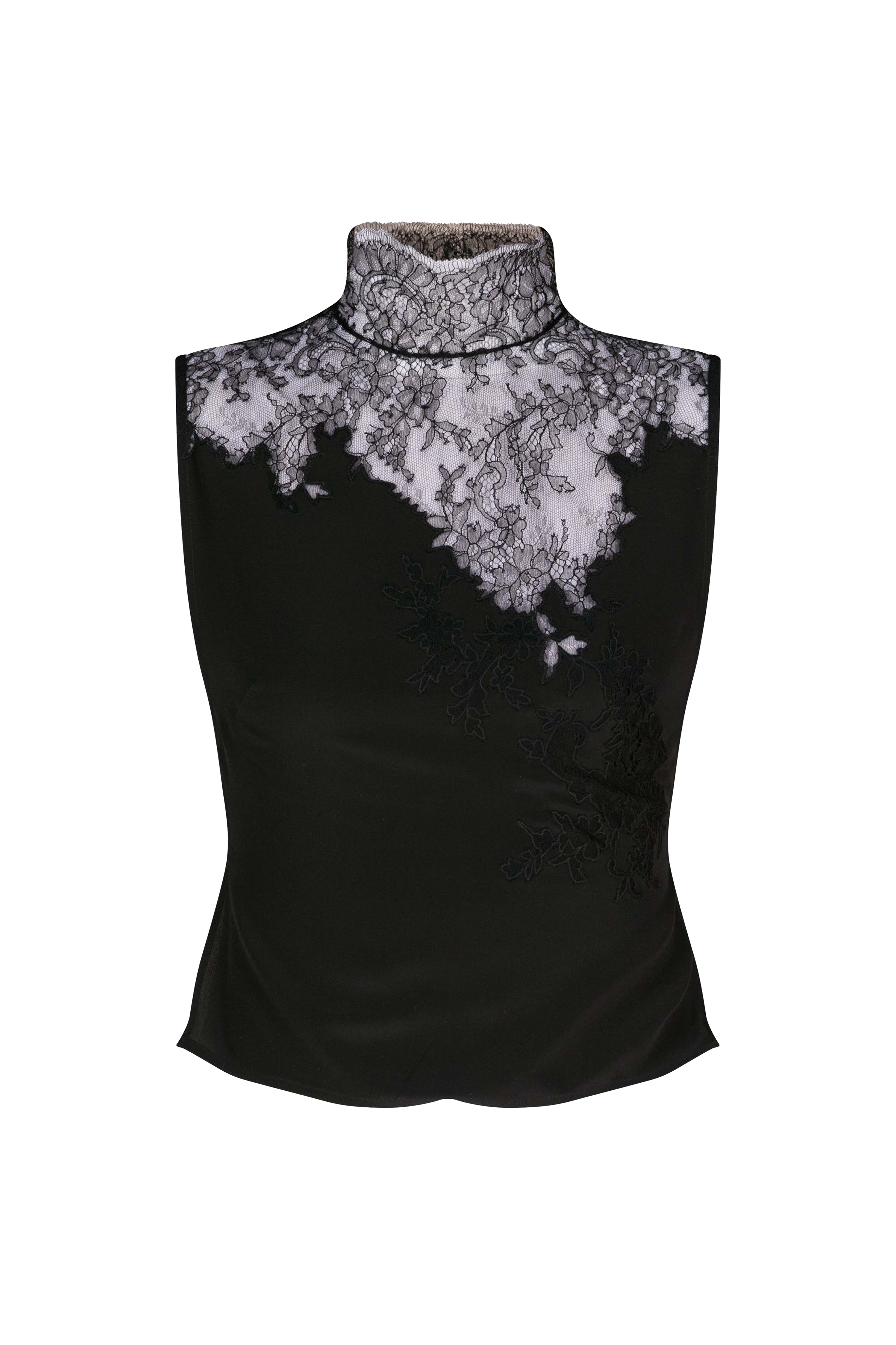 DRIES VAN NOTEN Embroidered Lace Top