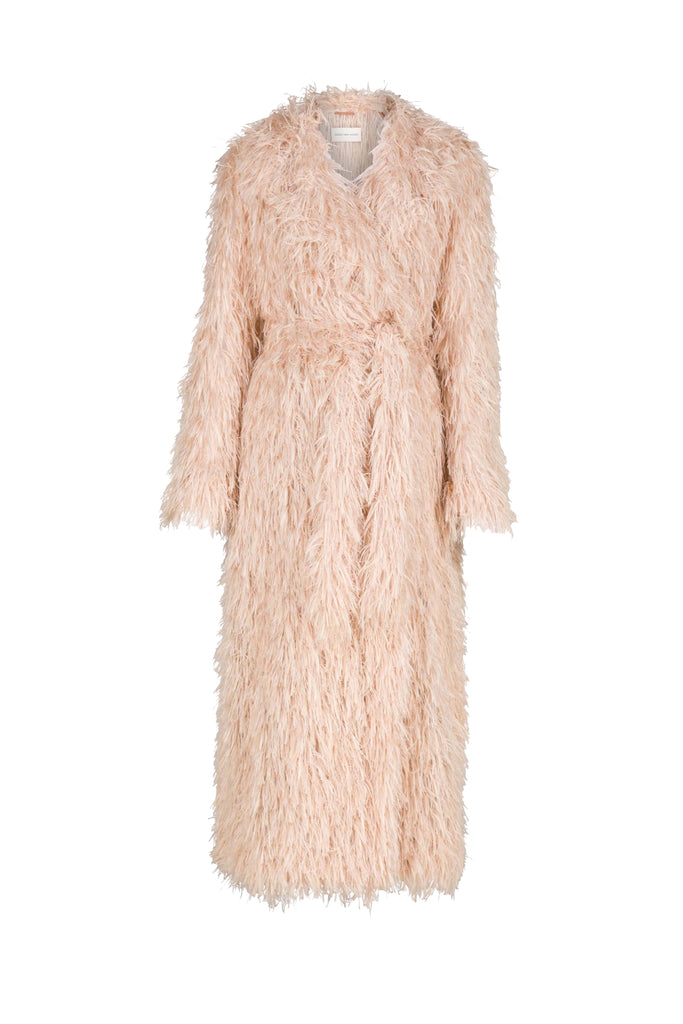 Dries Van Noten Long Shaggy Coat