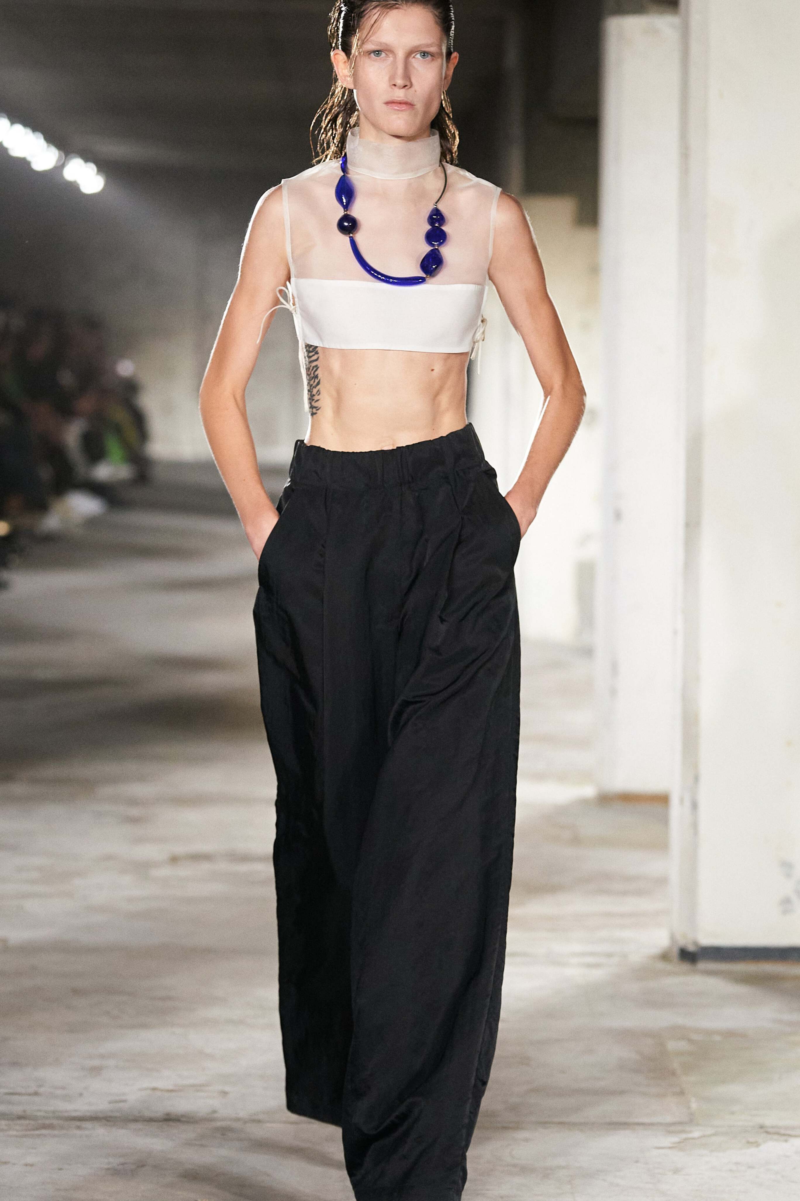 Pila Crinkled Wide Leg Pants