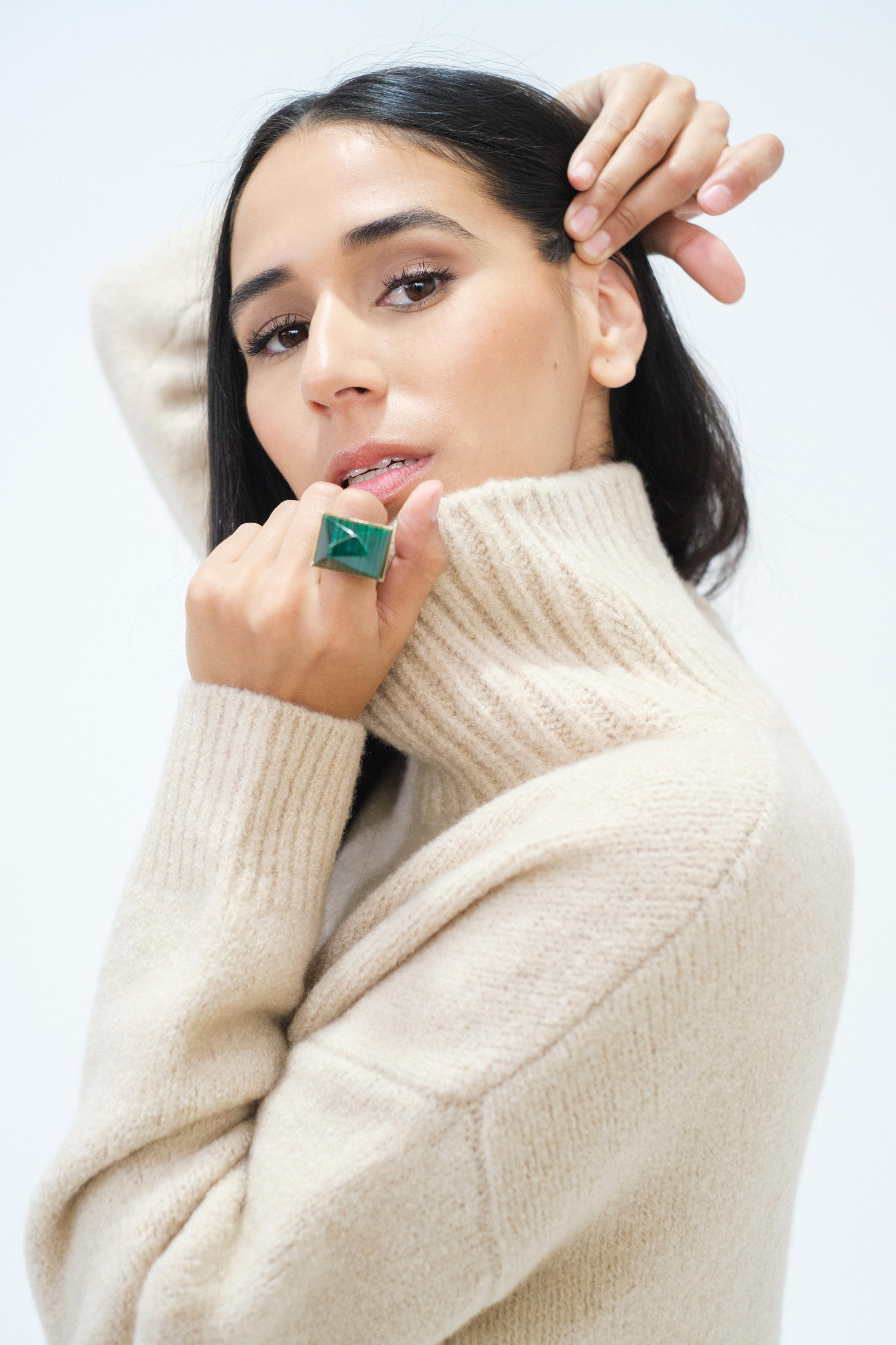 Malachite Foundations Ring