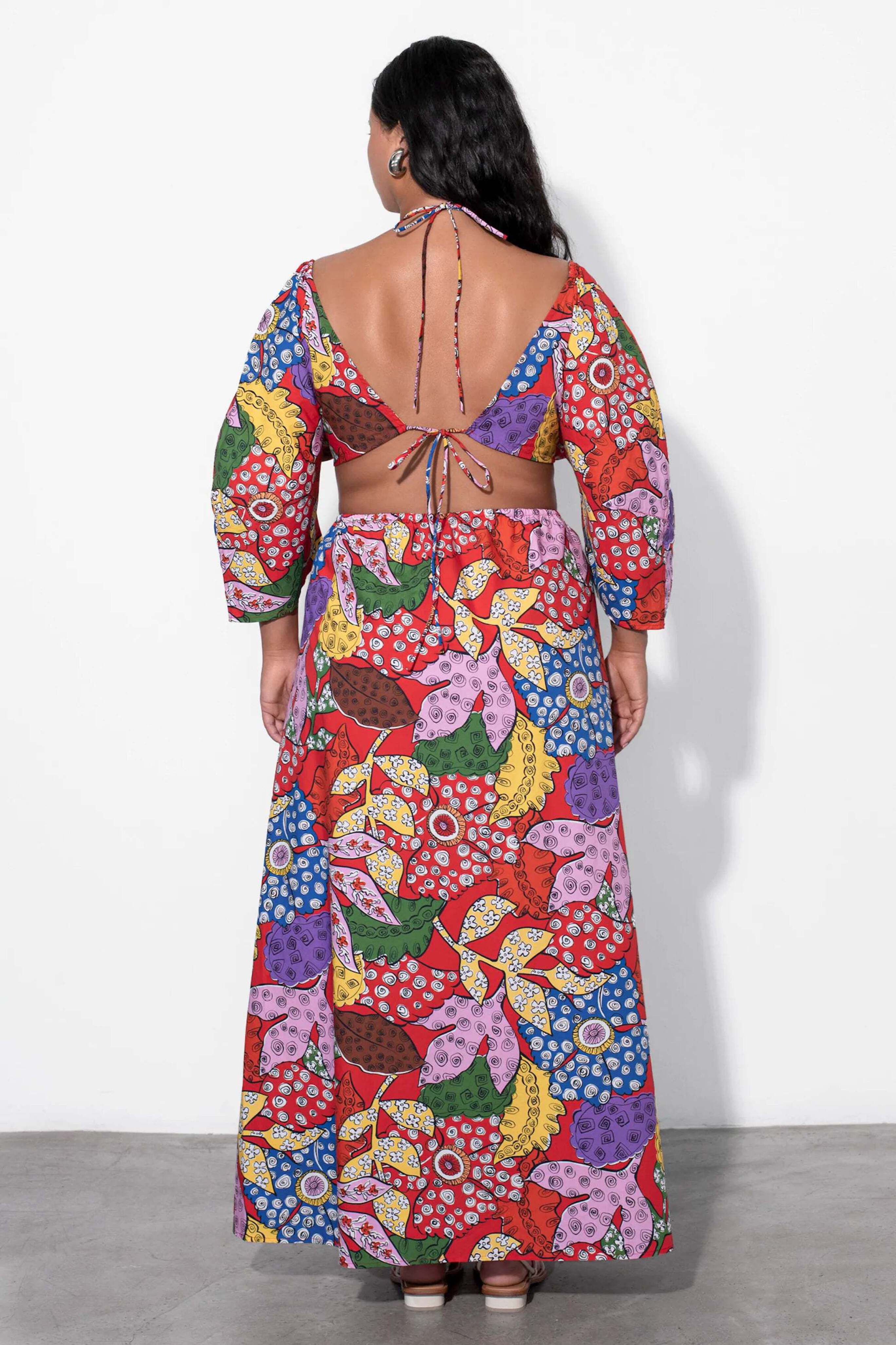 Shaina Printed Maxi Dress