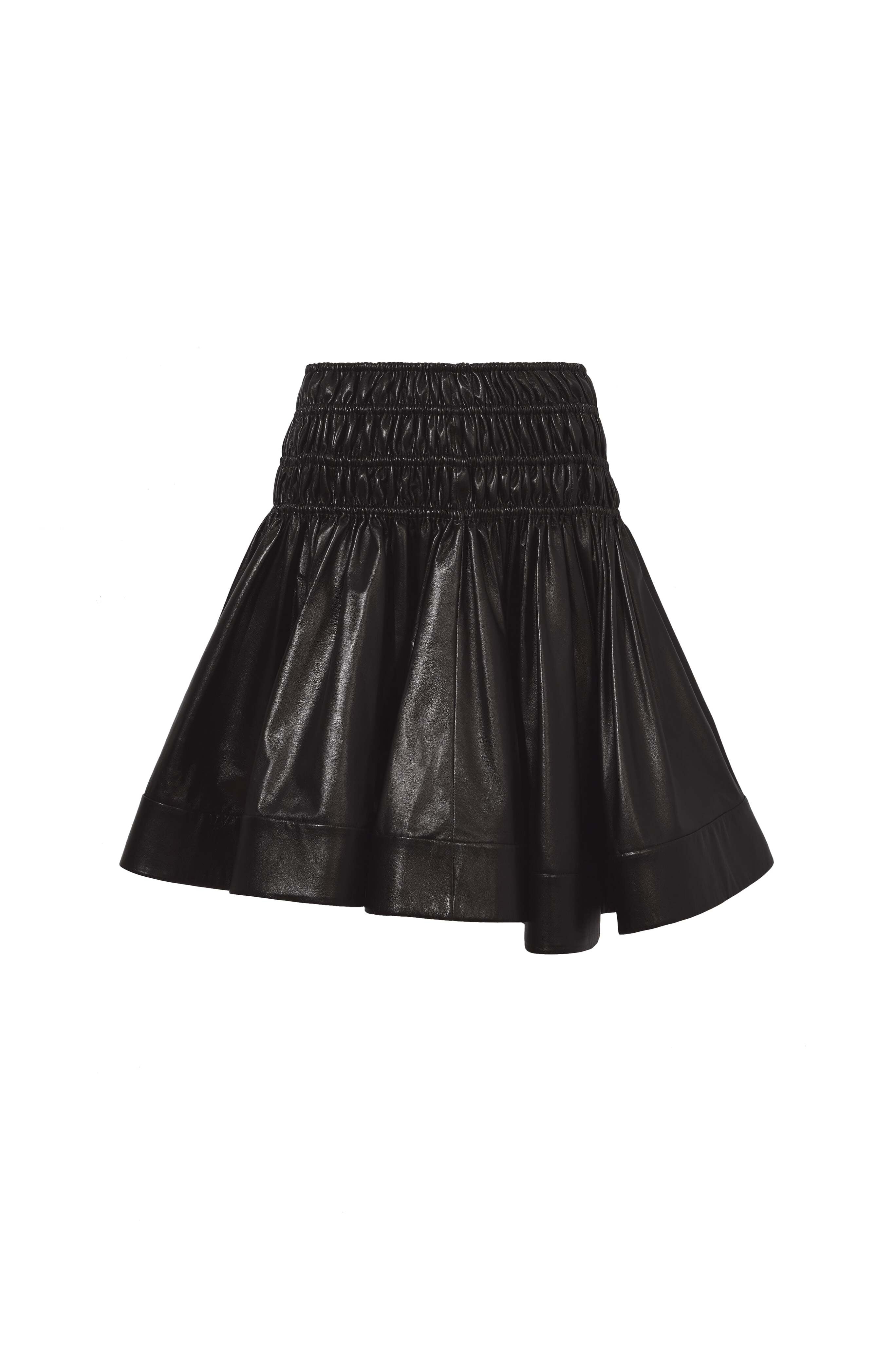 Plonge Leather Skirt