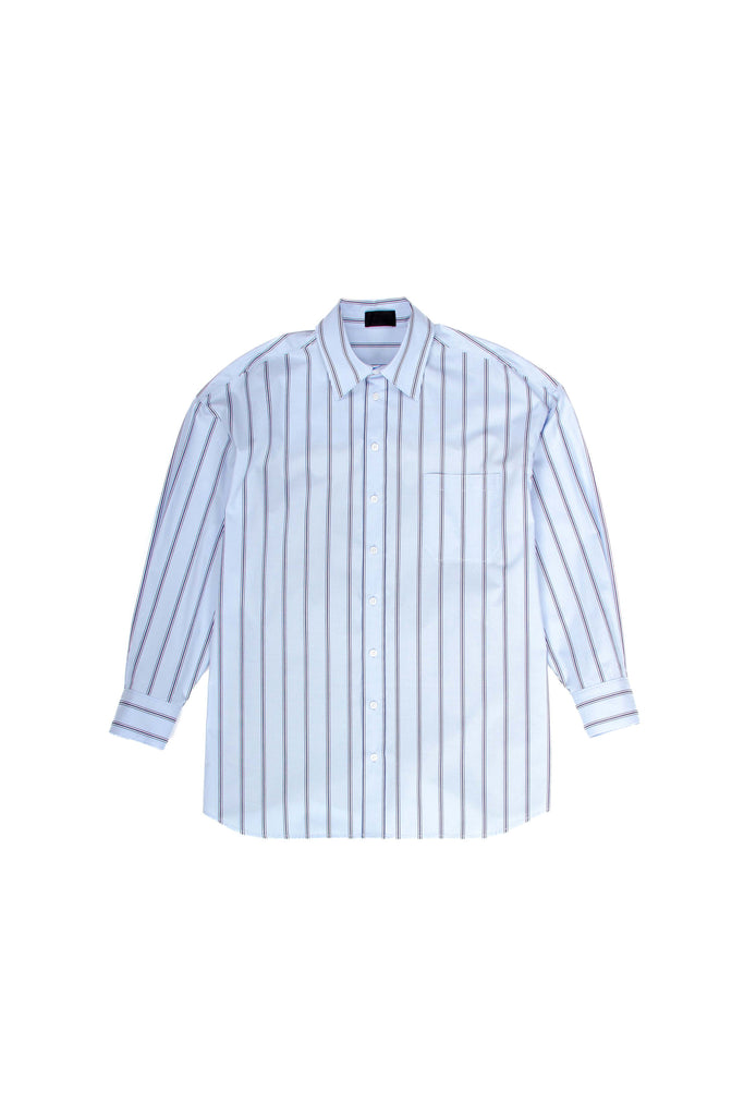 PUPPETS AND PUPPETS Cronenberg Oversized Striped Button Down Shirt