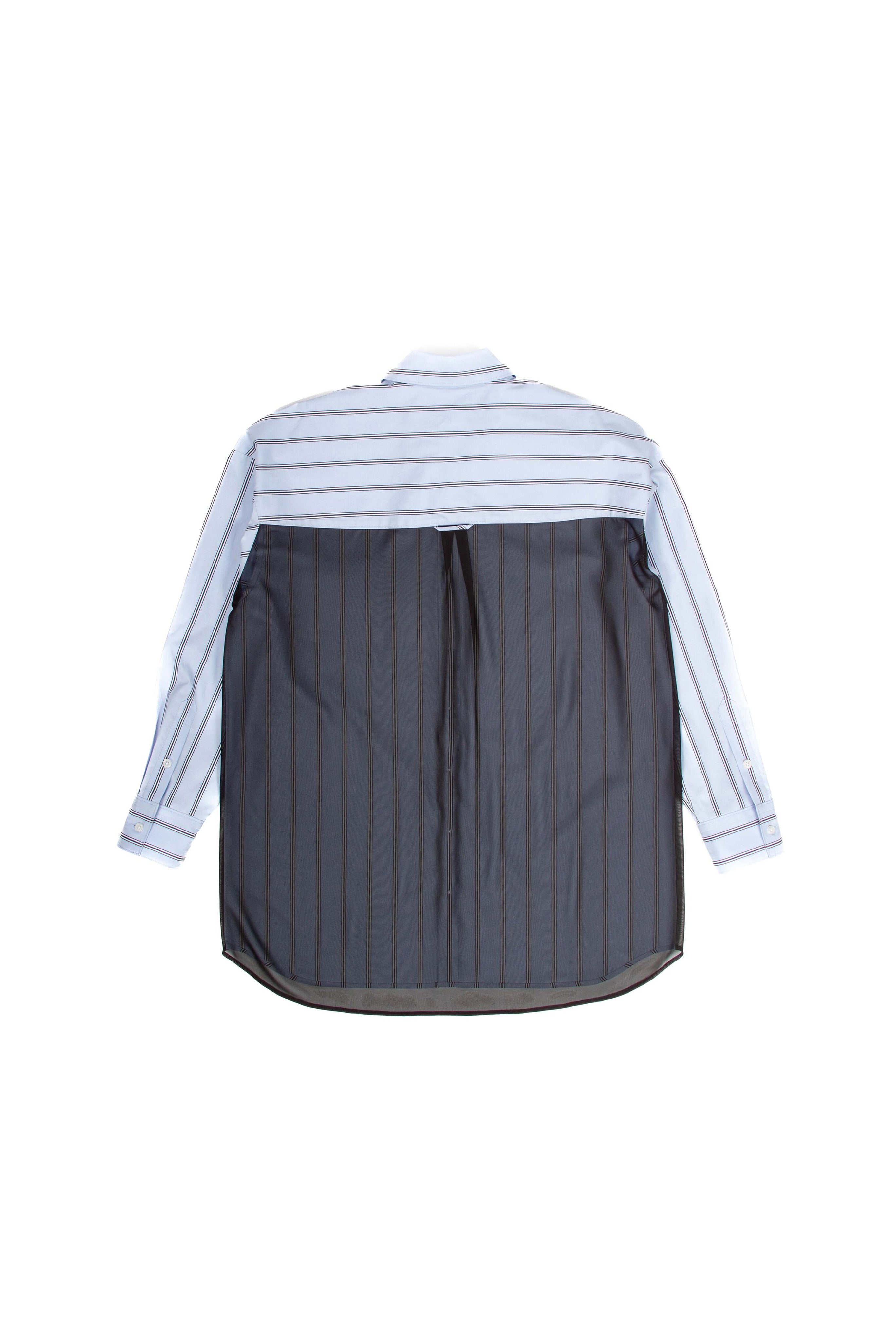 PUPPETS AND PUPPETS Cronenberg Oversized Striped Button Down Shirt