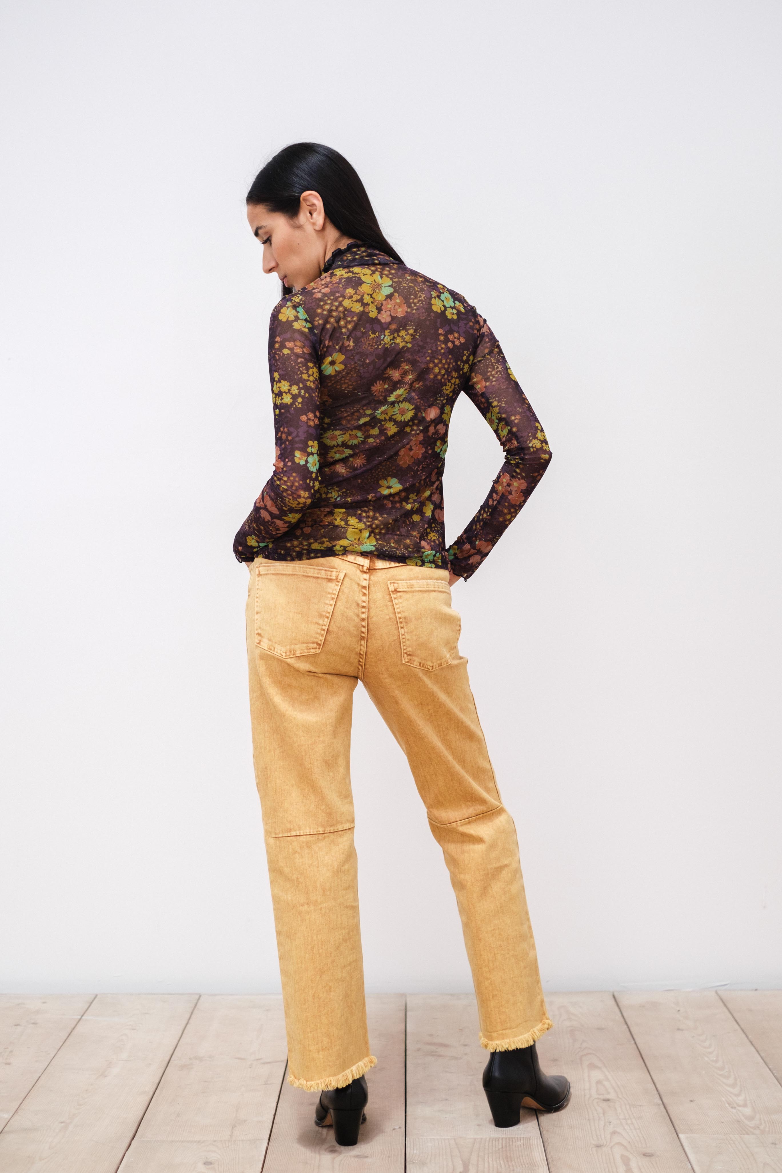 Collins Denim in Sand