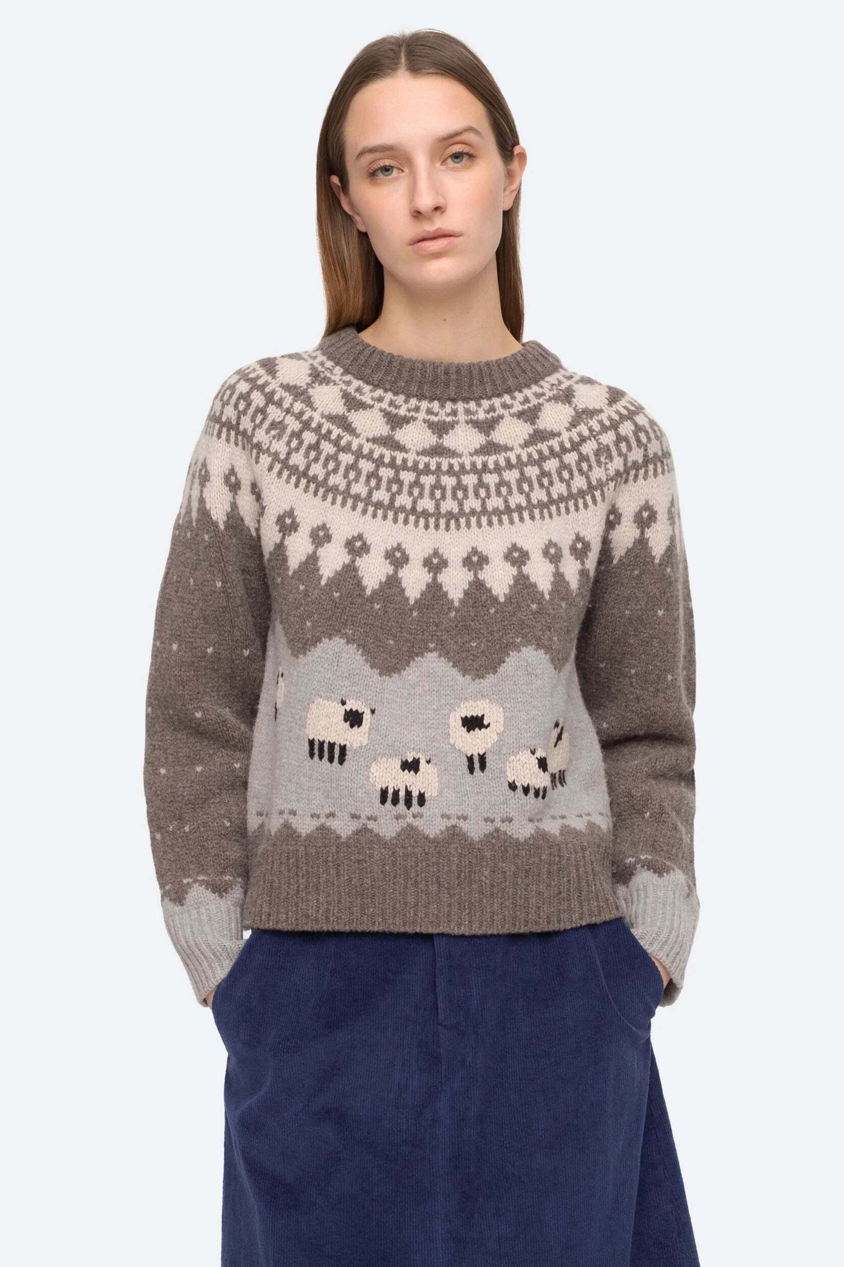 SEA Anja Sheep Knit Sweater
