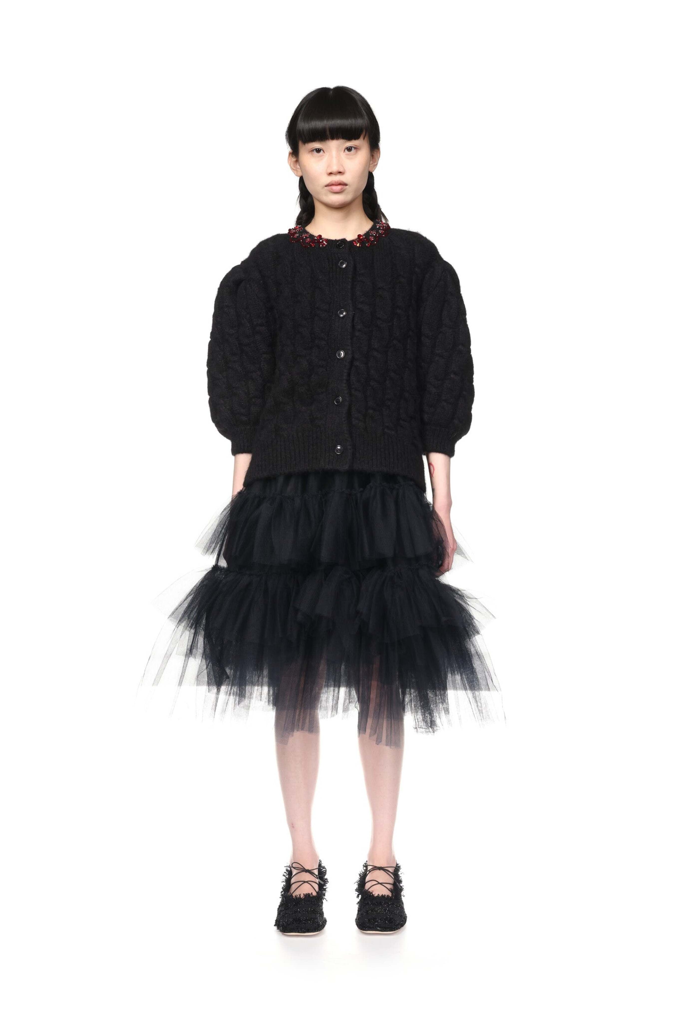 SIMONE ROCHA Chunky Cable Knit Sweater