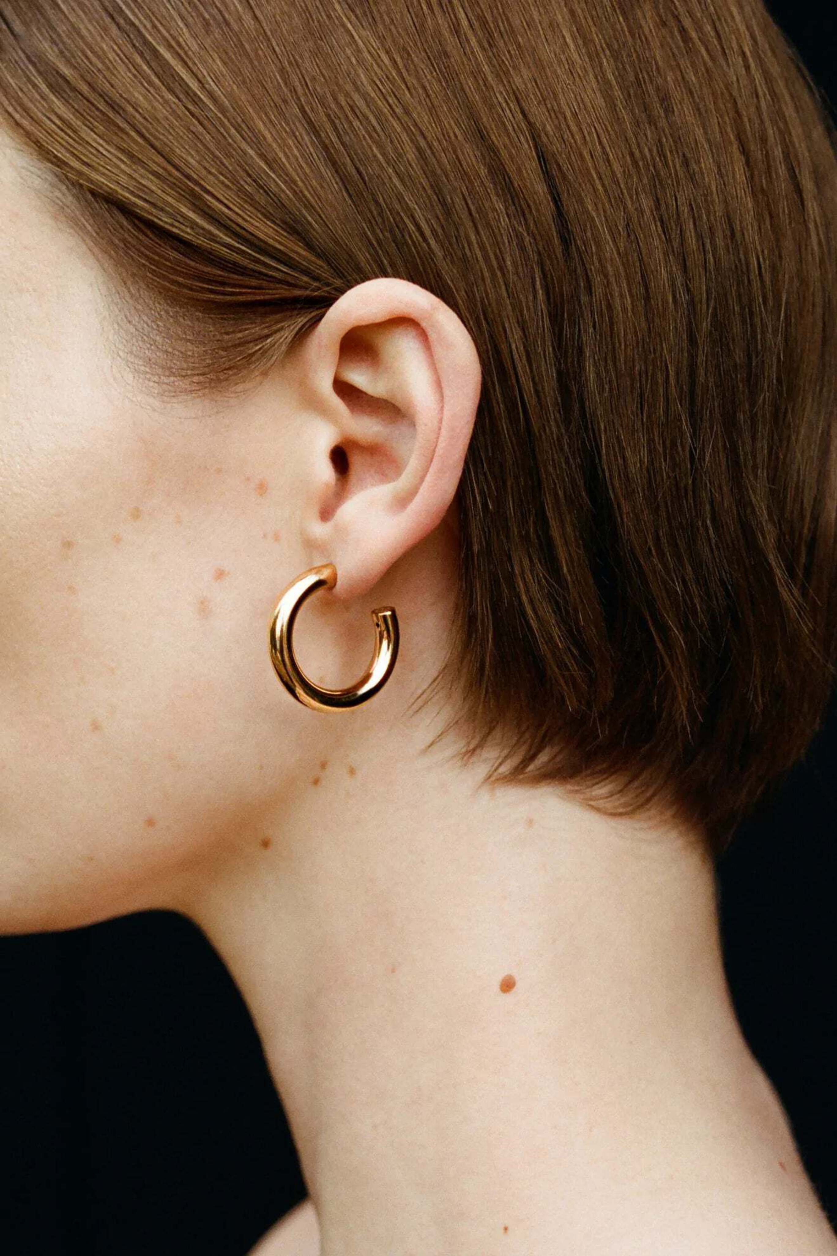 Gold Hoop Earrings