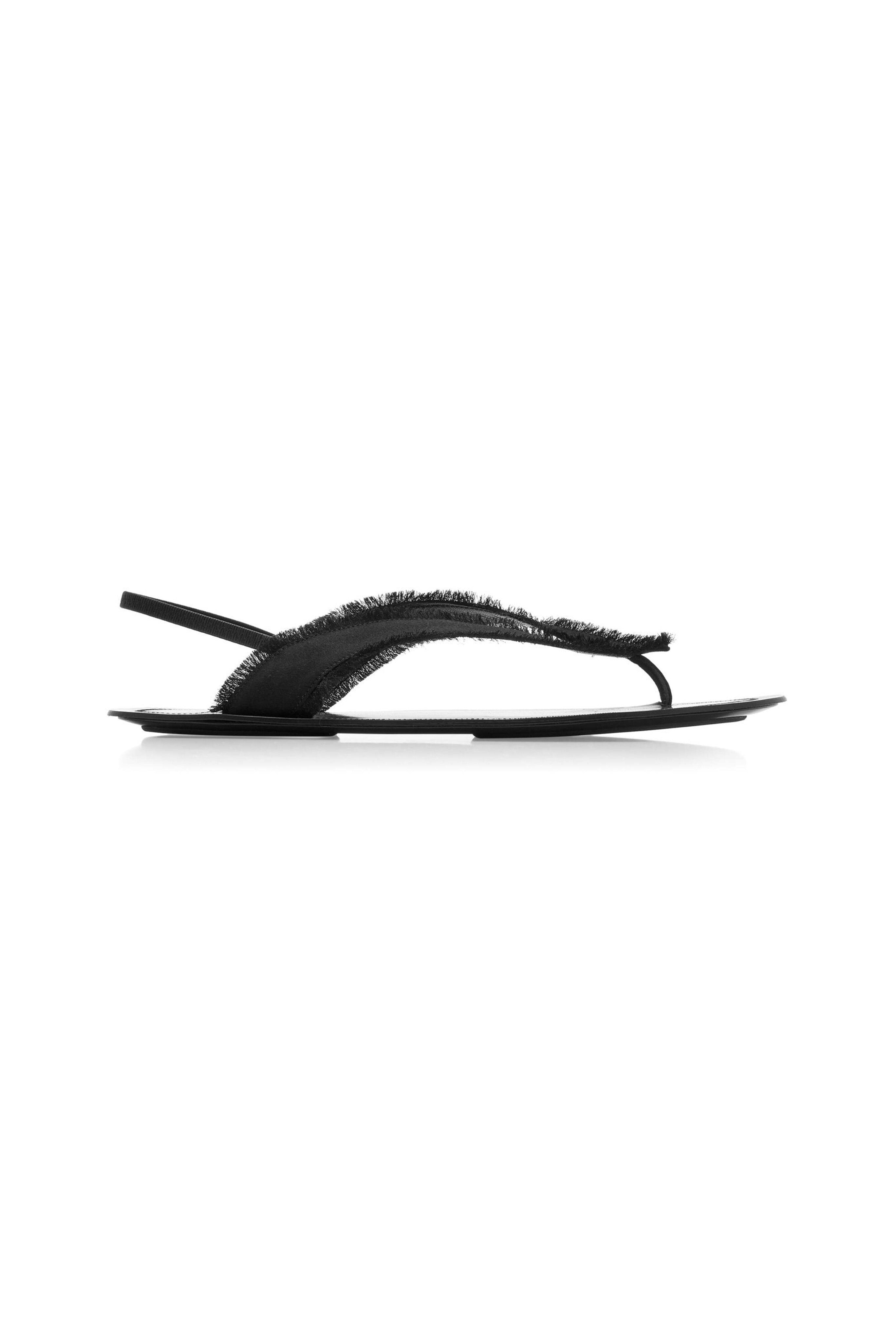 Fray Satin Sandals