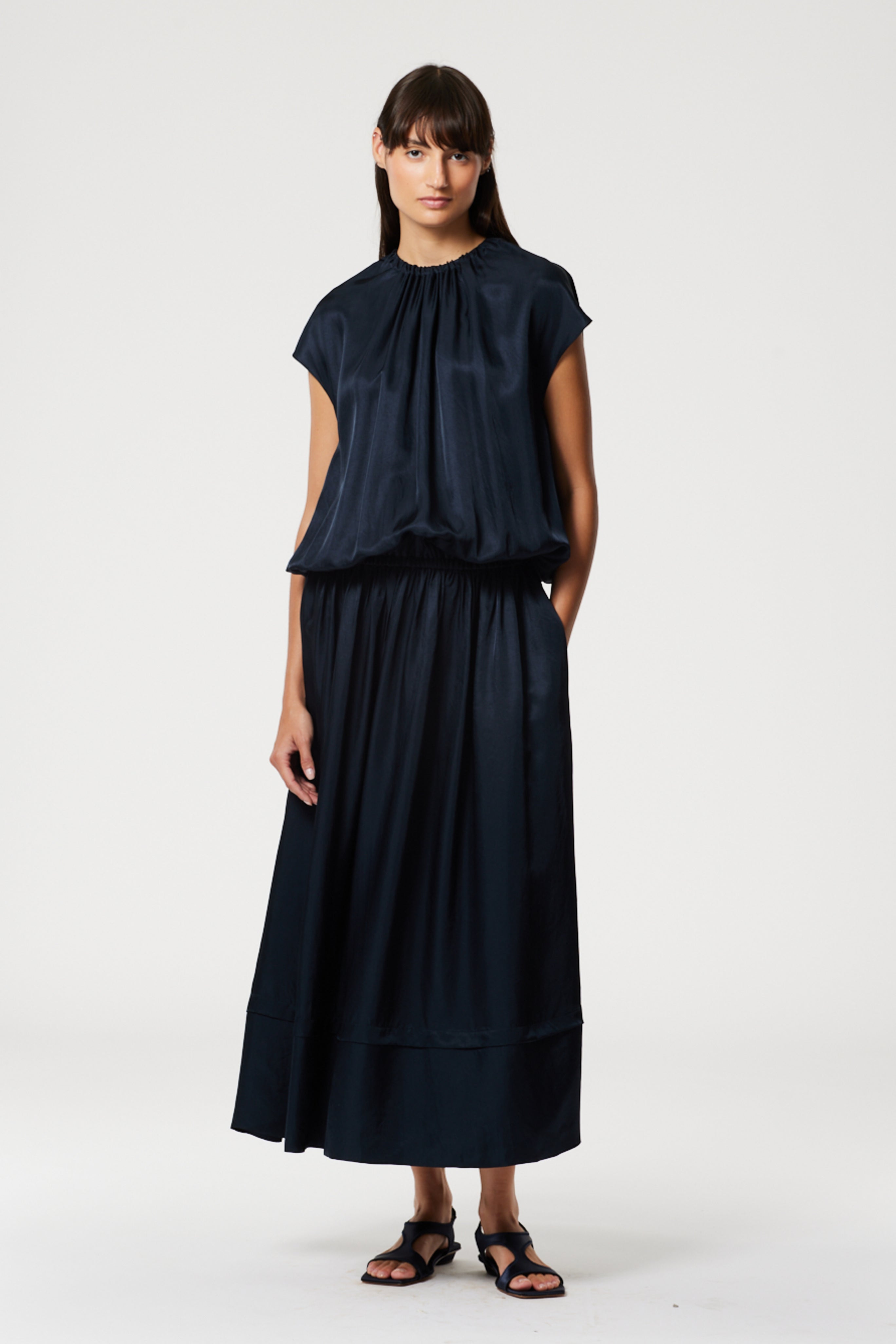 Tibi top maxi dress