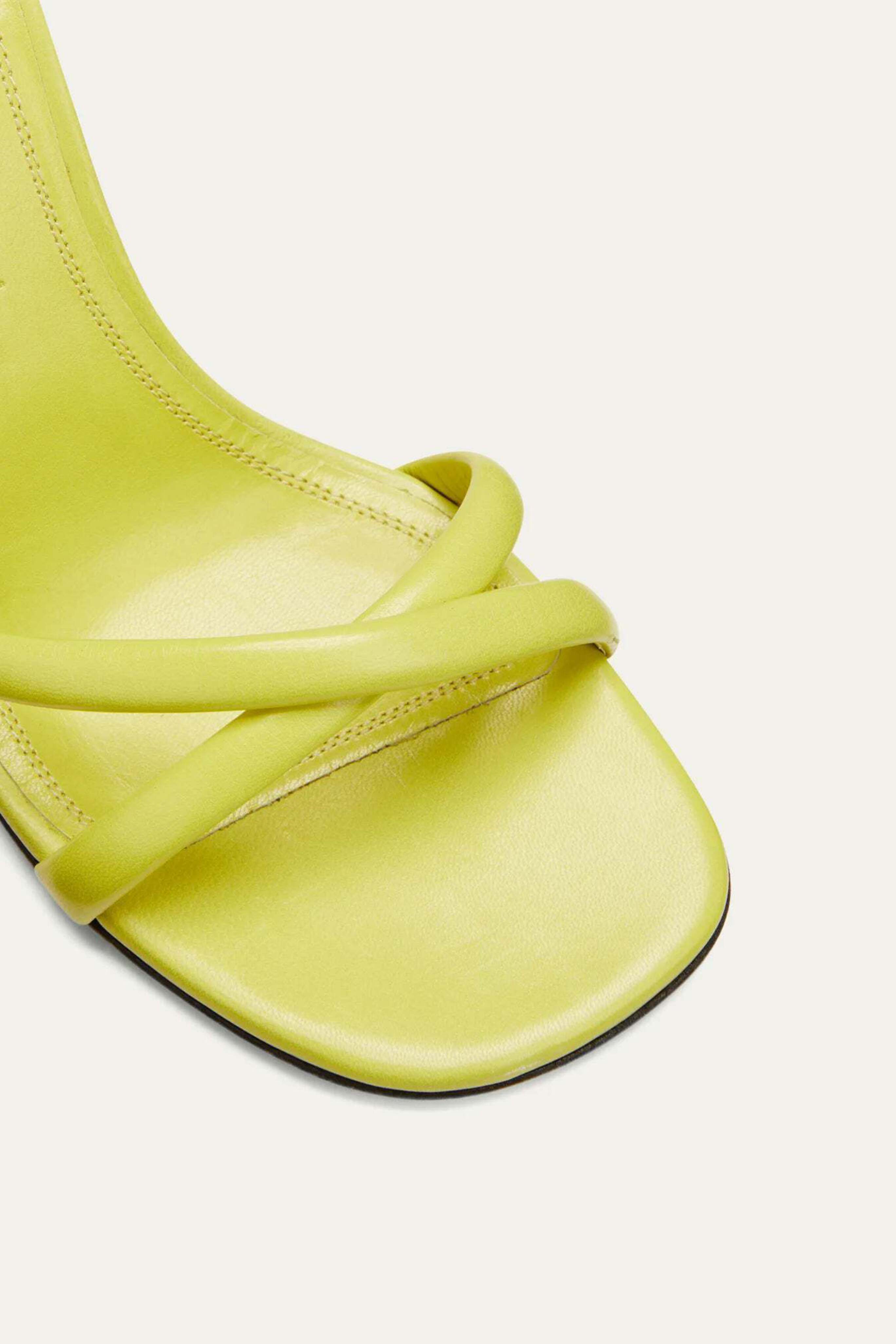 Signature Leather Sandals in Apple Green