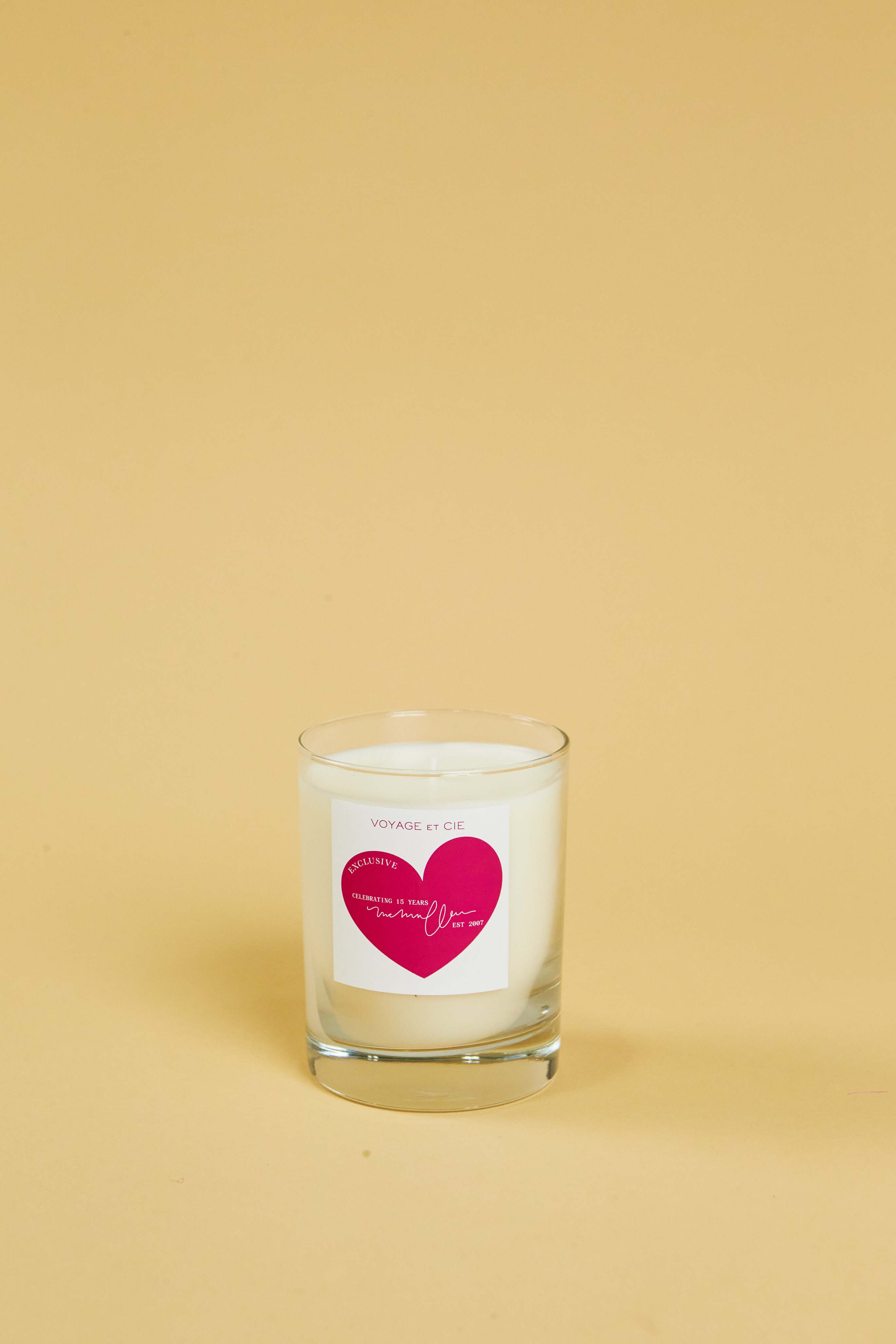 Exclusive 4" Highball Bois de Rose Candle