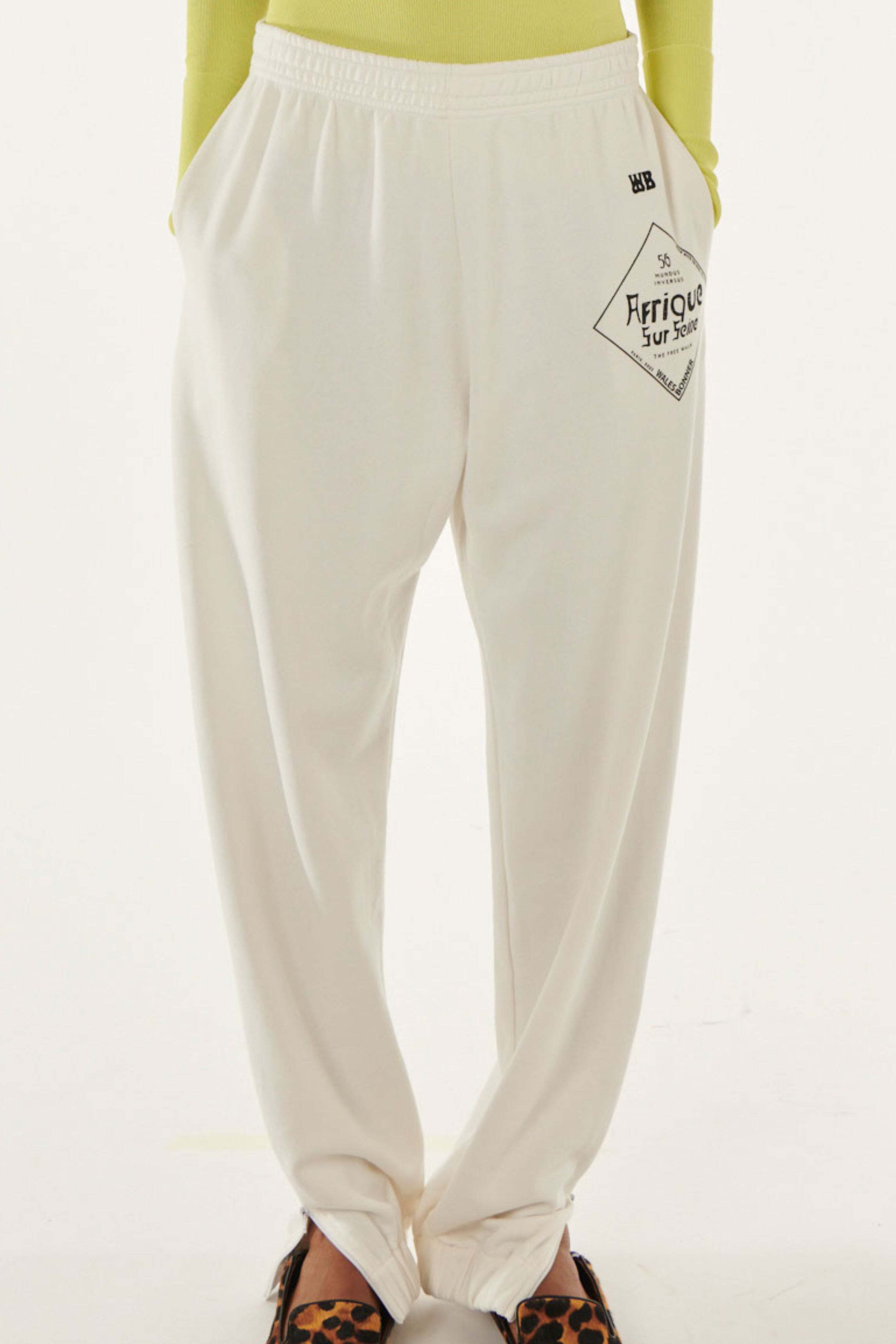Wander Track Pant in Ivory