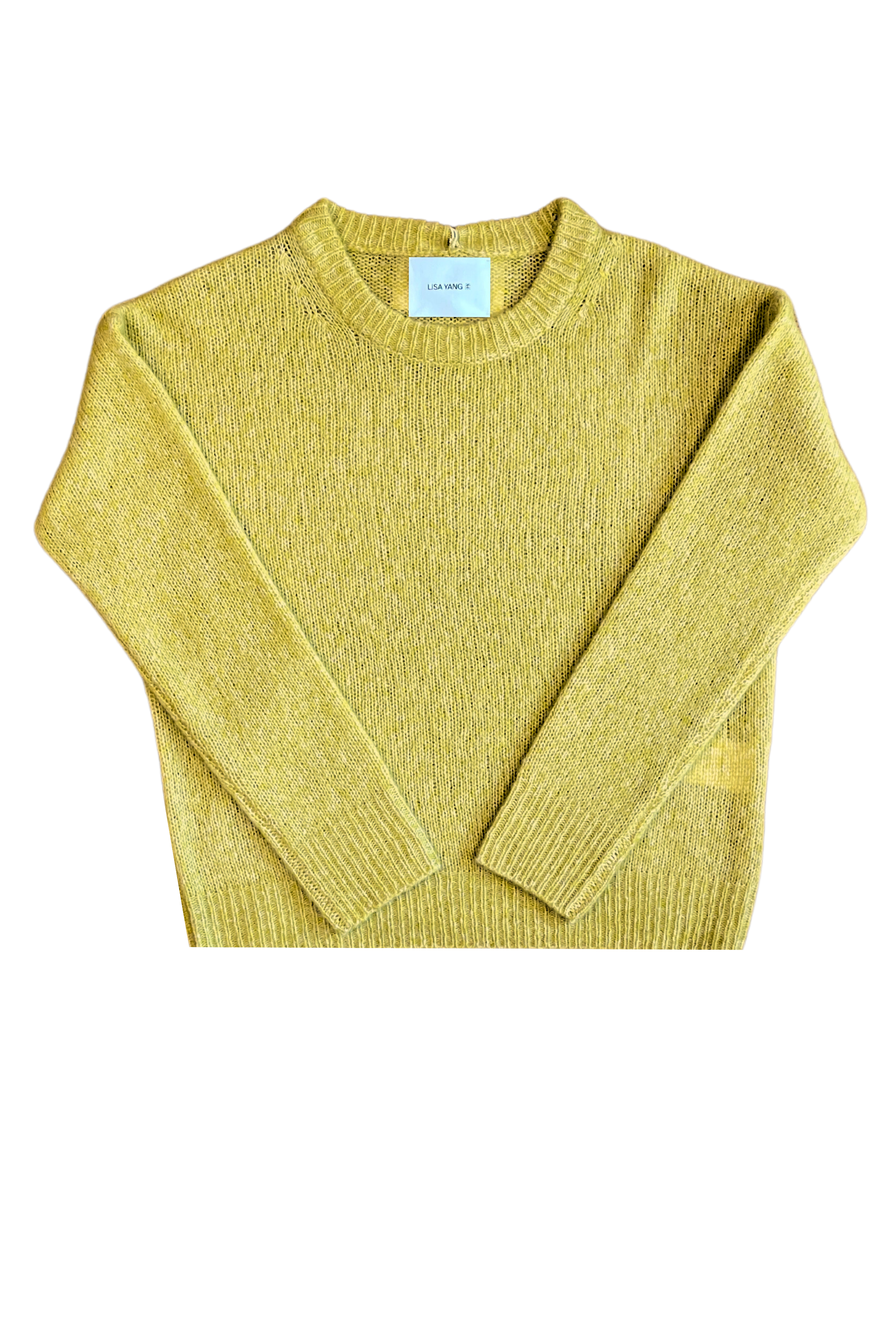 LISA YANG Yellow Lova Cashmere Sweater