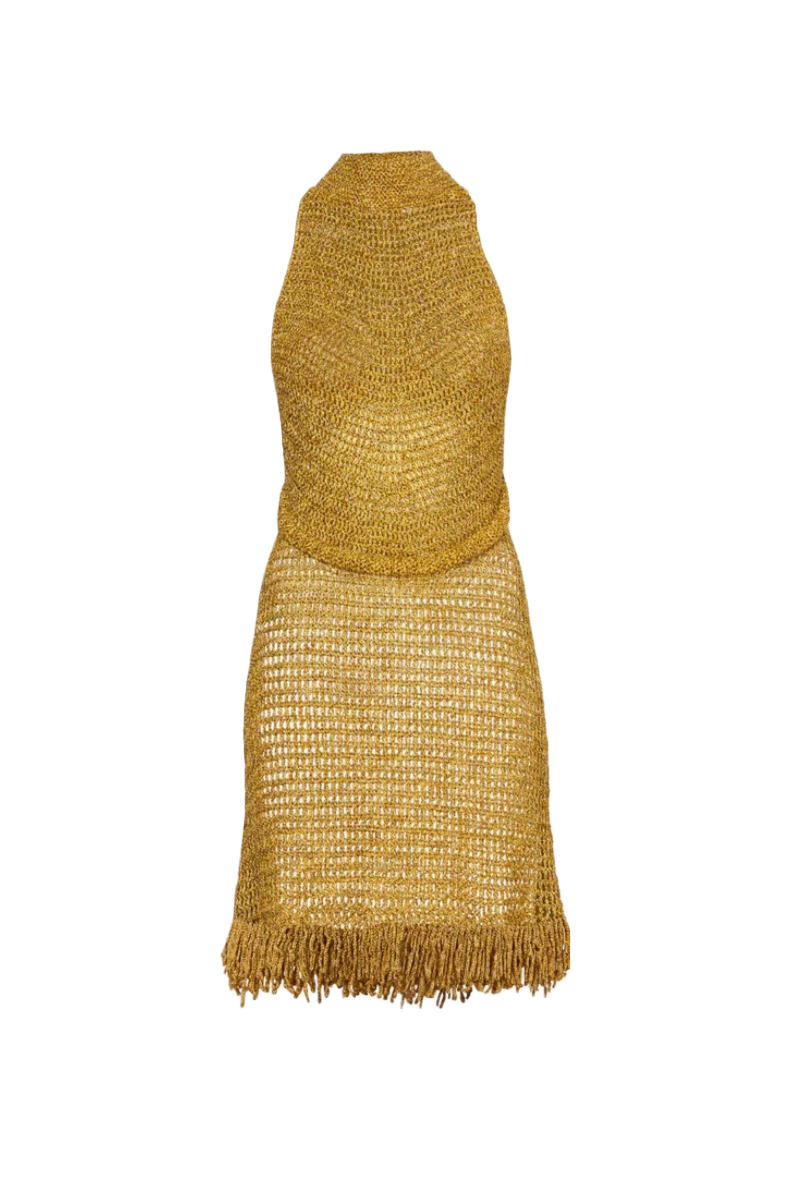 PROENZA SCHOULER Hand Crochet Fringe Dress