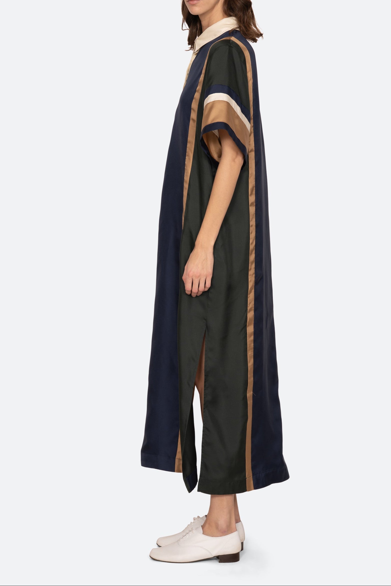 JULIET EMB POLO MAXI DRESS (D2)