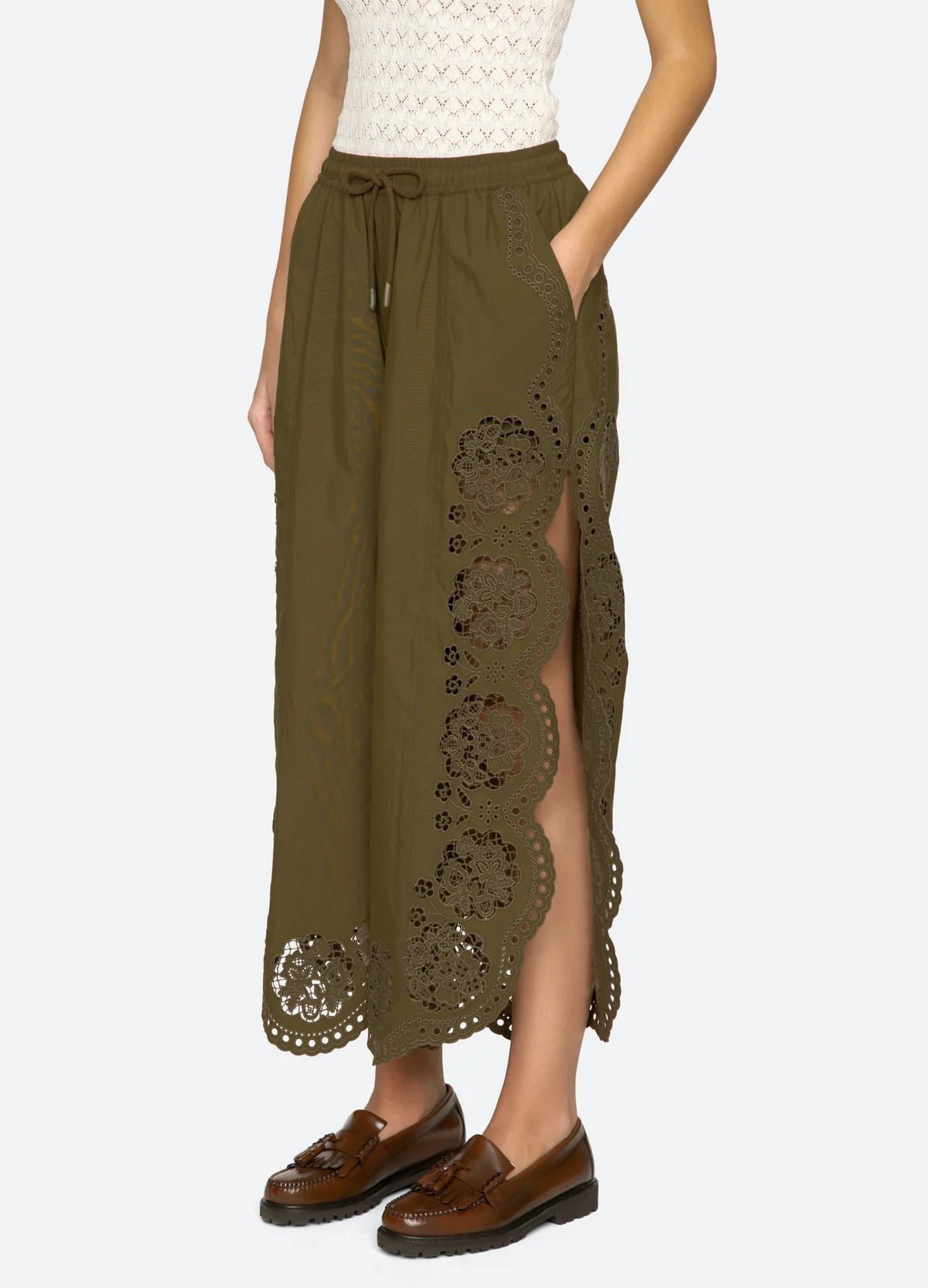 Vittora Eyelet Pant