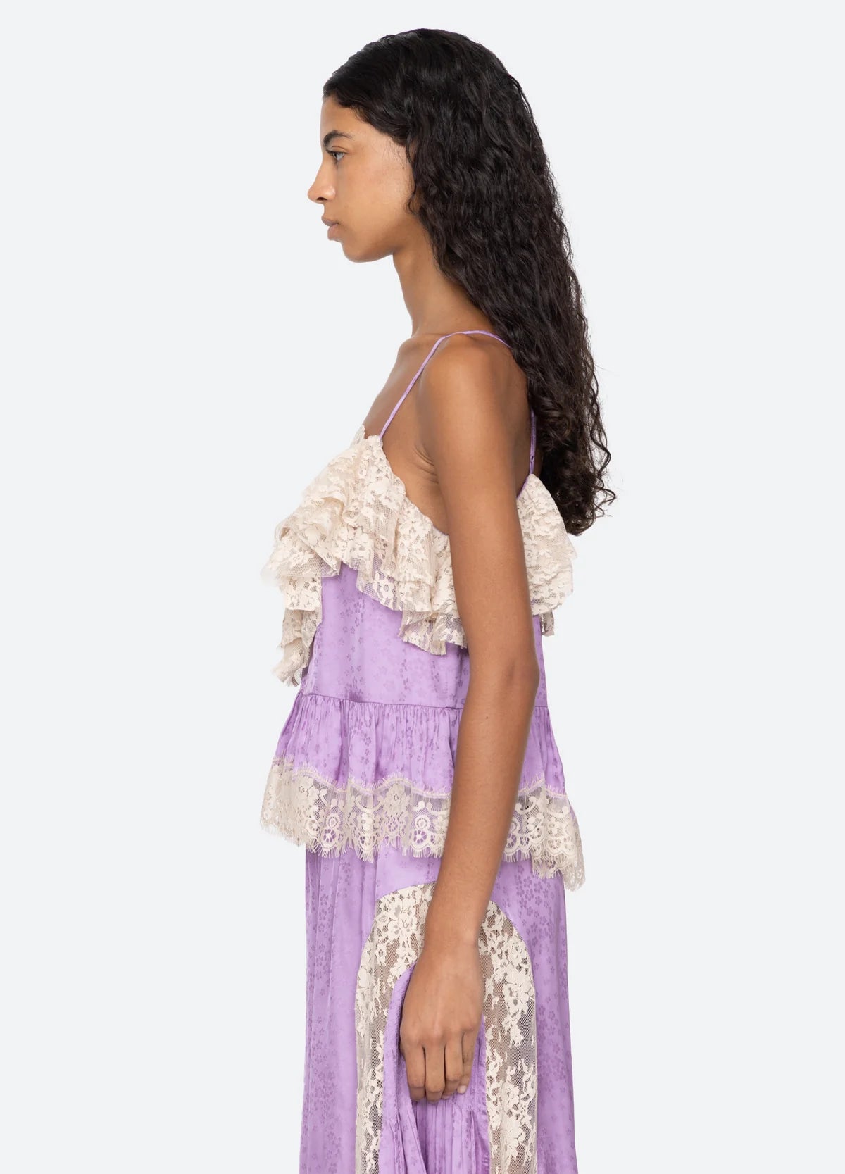 Ethel Solid Camisole Top in Lilac