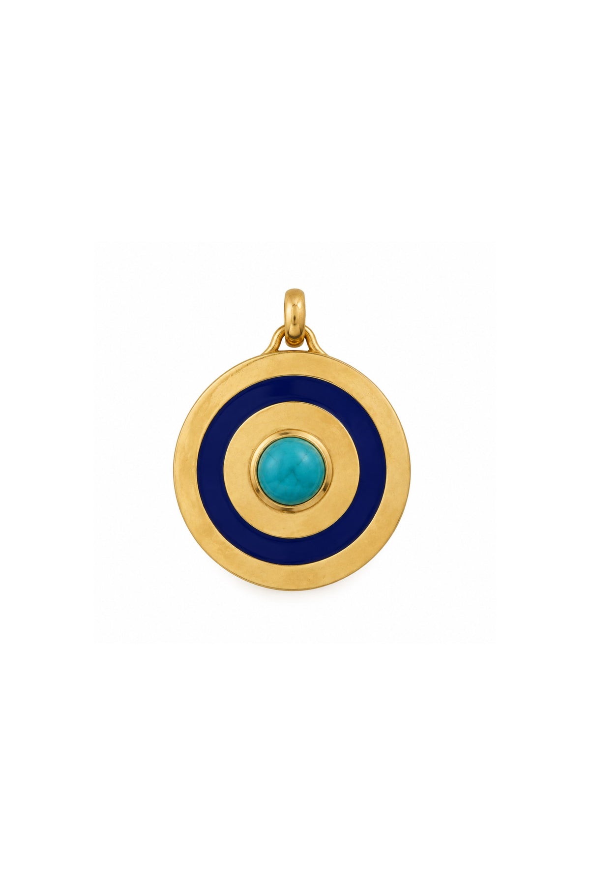 18k Enamel Bullseye Pendant (Necklace sold separately)