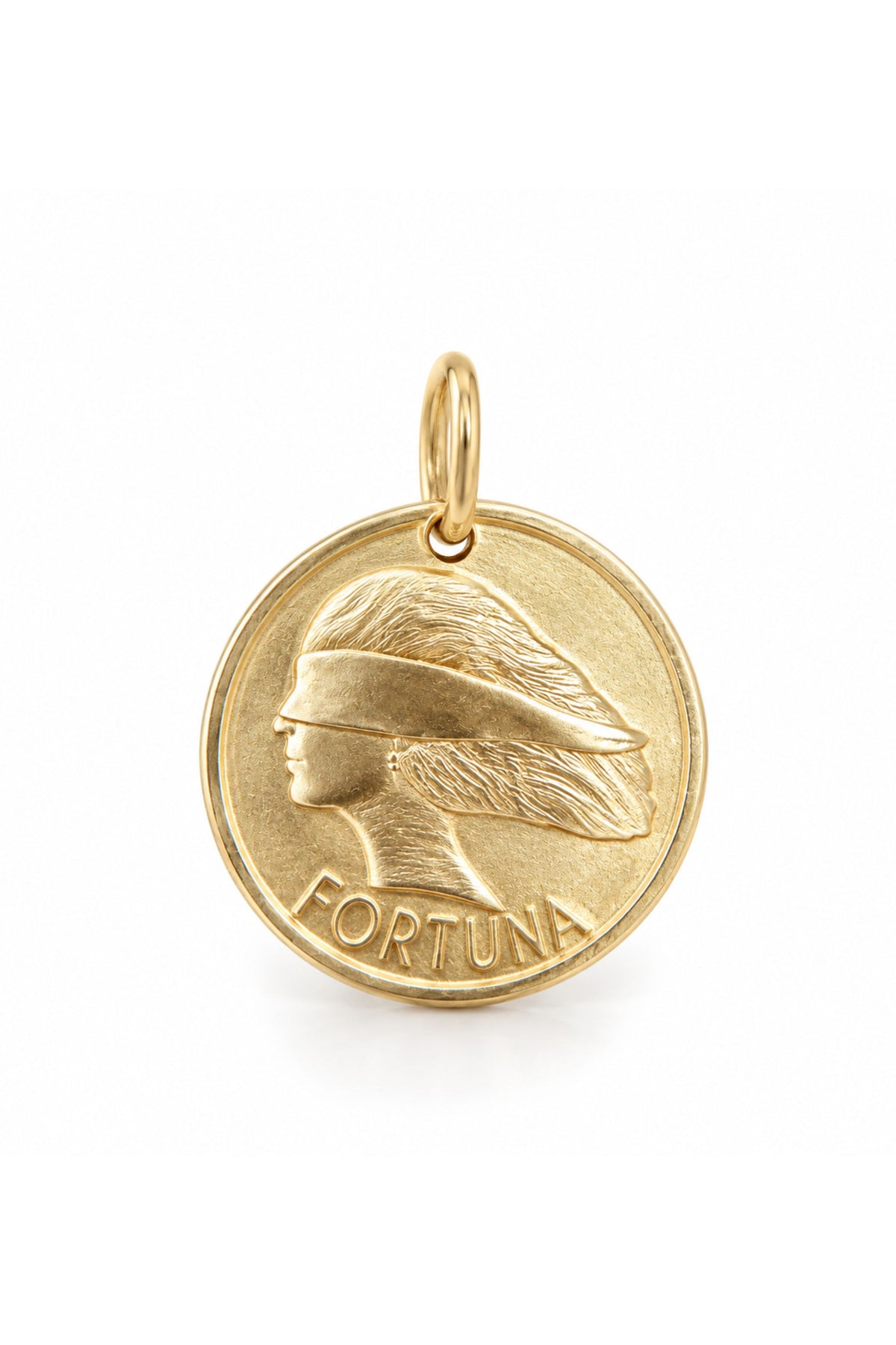 18k Large Fortuna pendant
