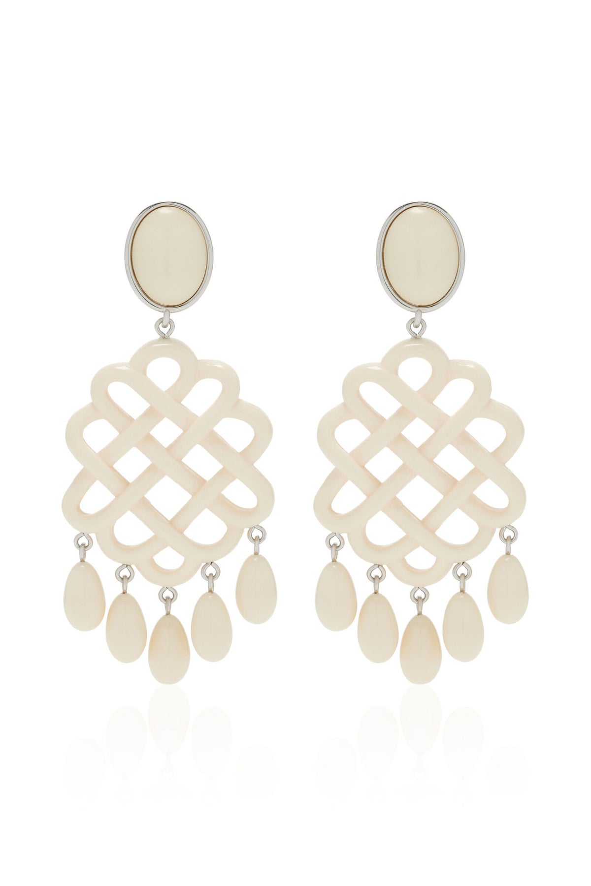 Melina Earrings - Ivory