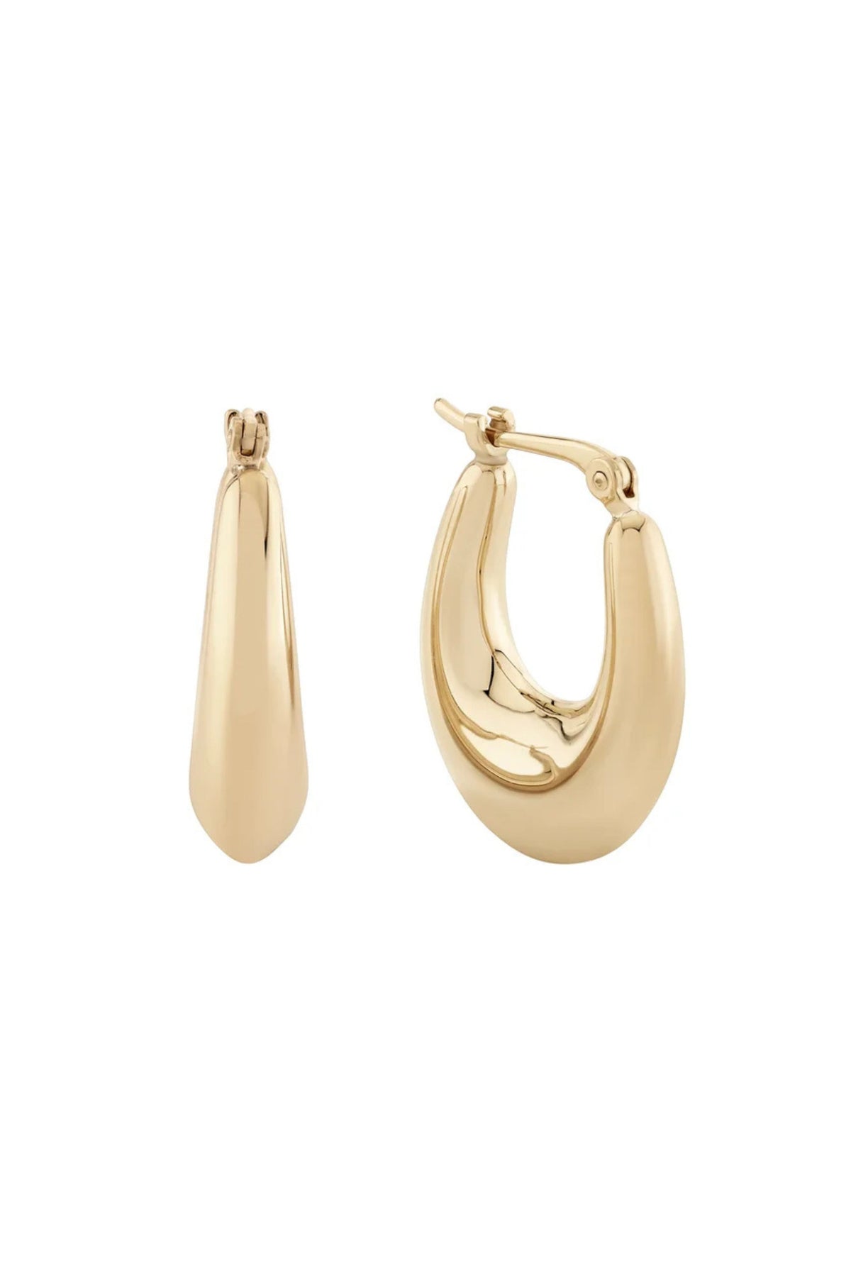 Helium Teardrop Hoops
