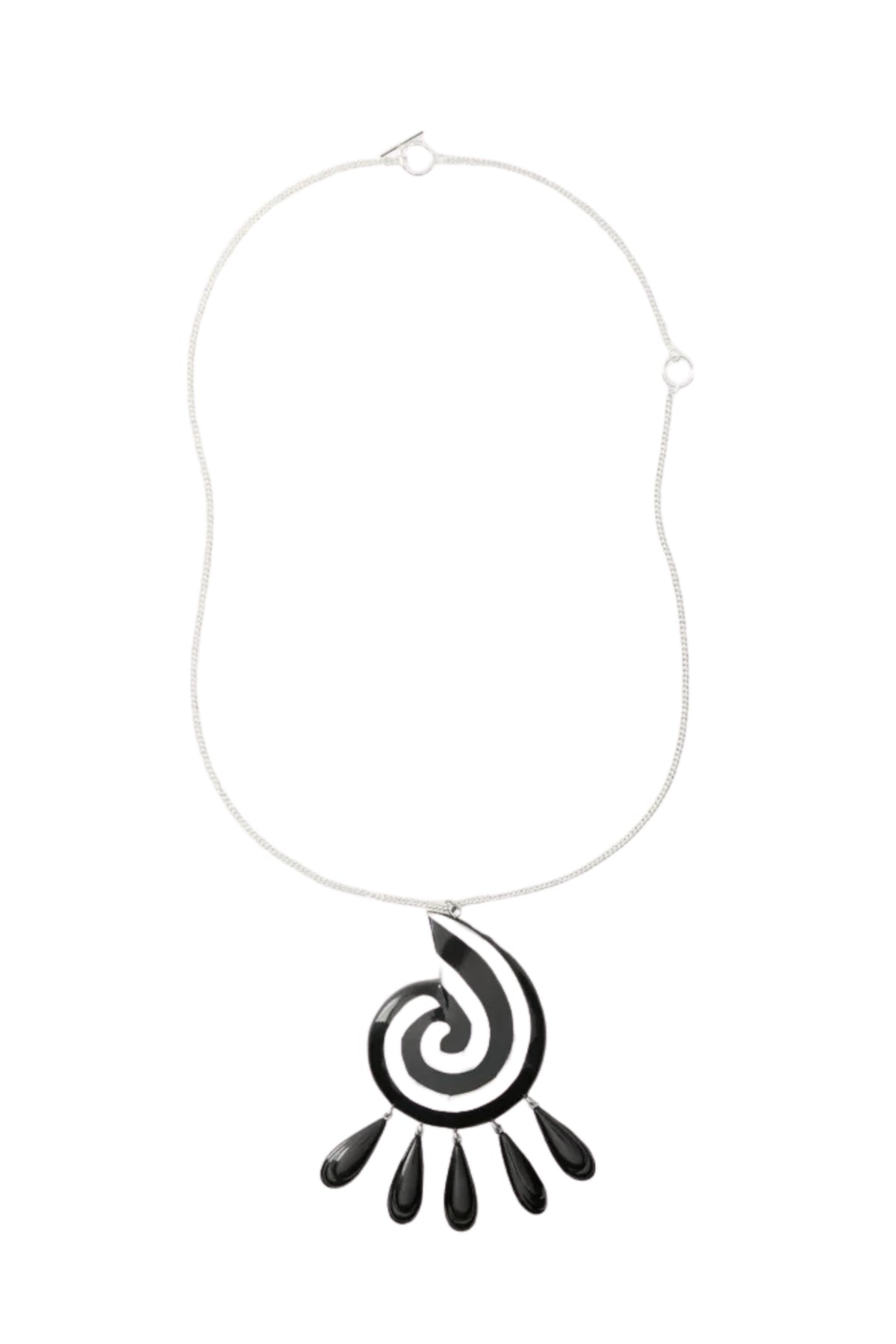 Spira Necklace - Black/White