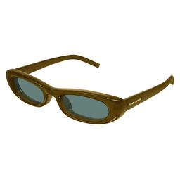 SL 557 SHADE PLUMP Sunglasses - Brown/Brown/Green