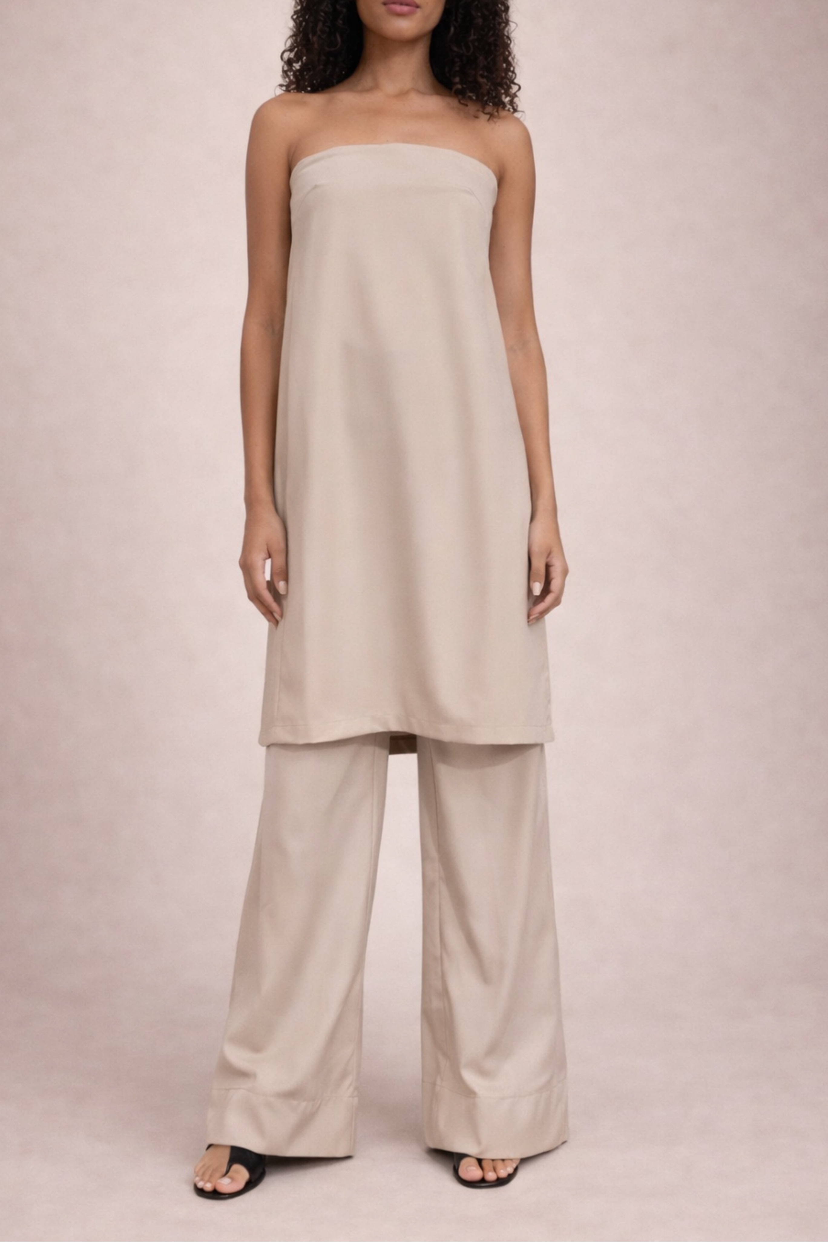 Summer Wool Corset Dress