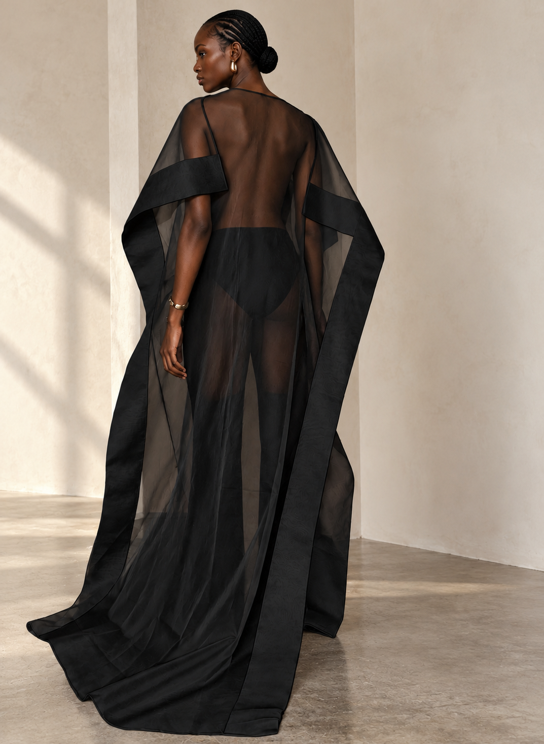 The Organza Poncho