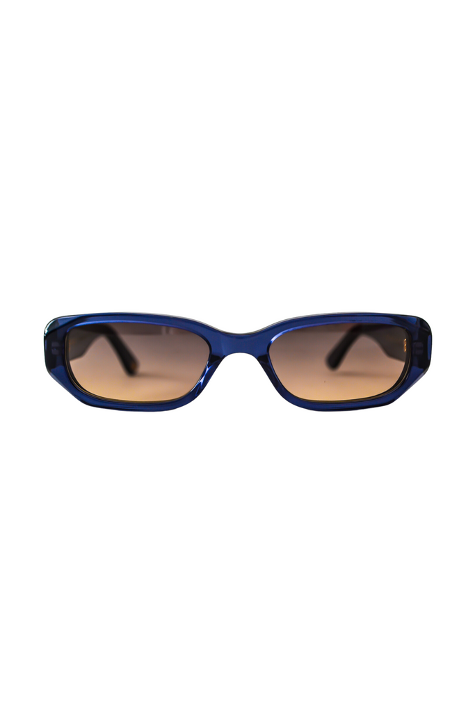 KIMEZE Ore Blue Crystal Sunglasses