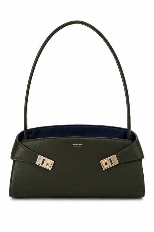 Hug Handbag - Olive/Navy
